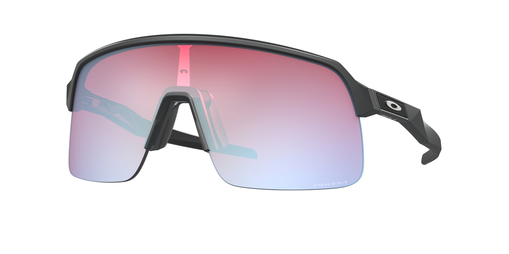 Oakley Unisex Oakley OO9463 SUTRO LITE 946317 Occhiali da sole O_Matter Grigio Rosso Maschera Normale Prizm