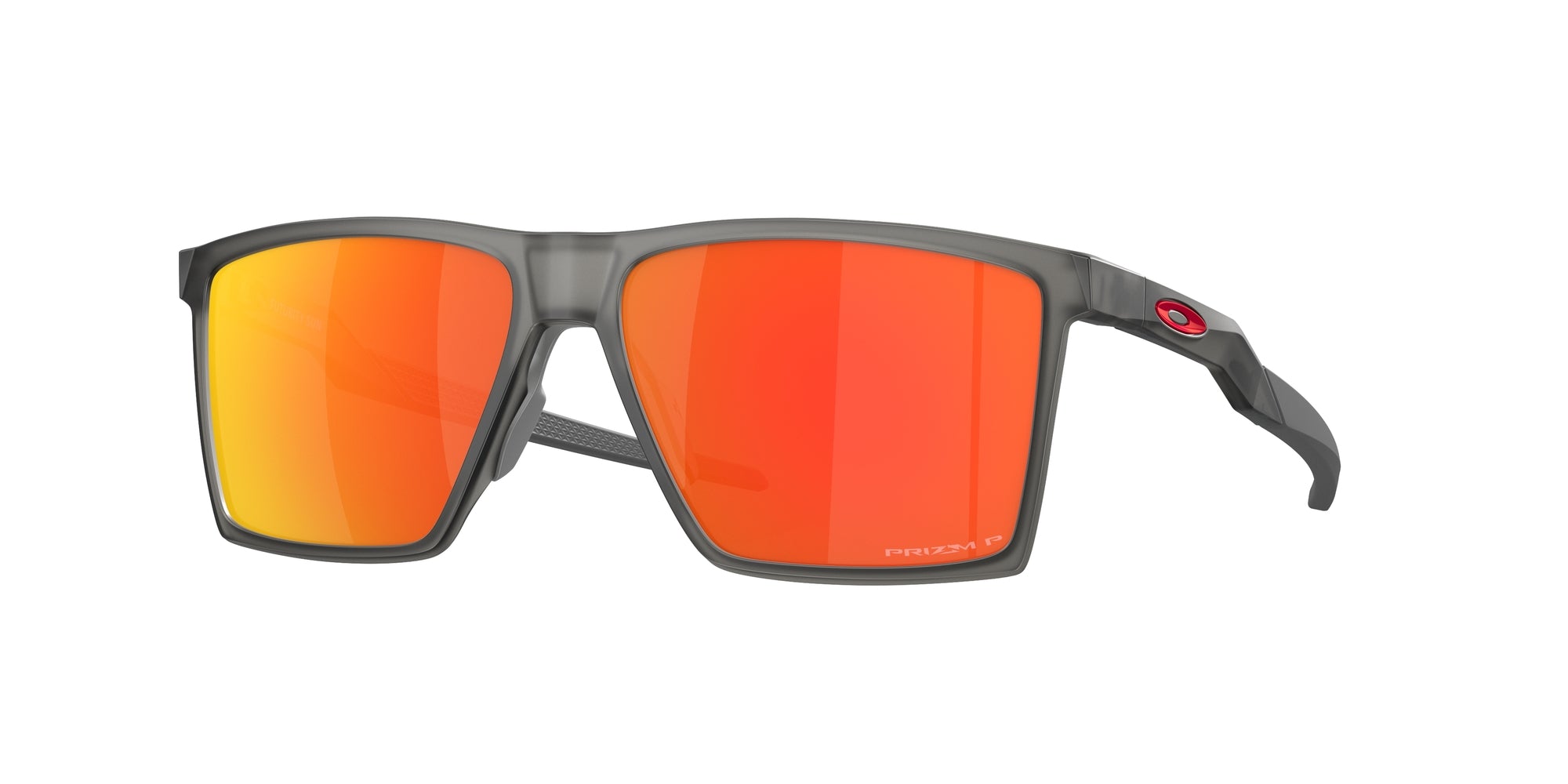 Oakley Unisex Oakley OO9482 FUTURITY SUN 948204 Occhiali da sole O_Matter Grigio Rosso Squadrata Polarizzata Prizm