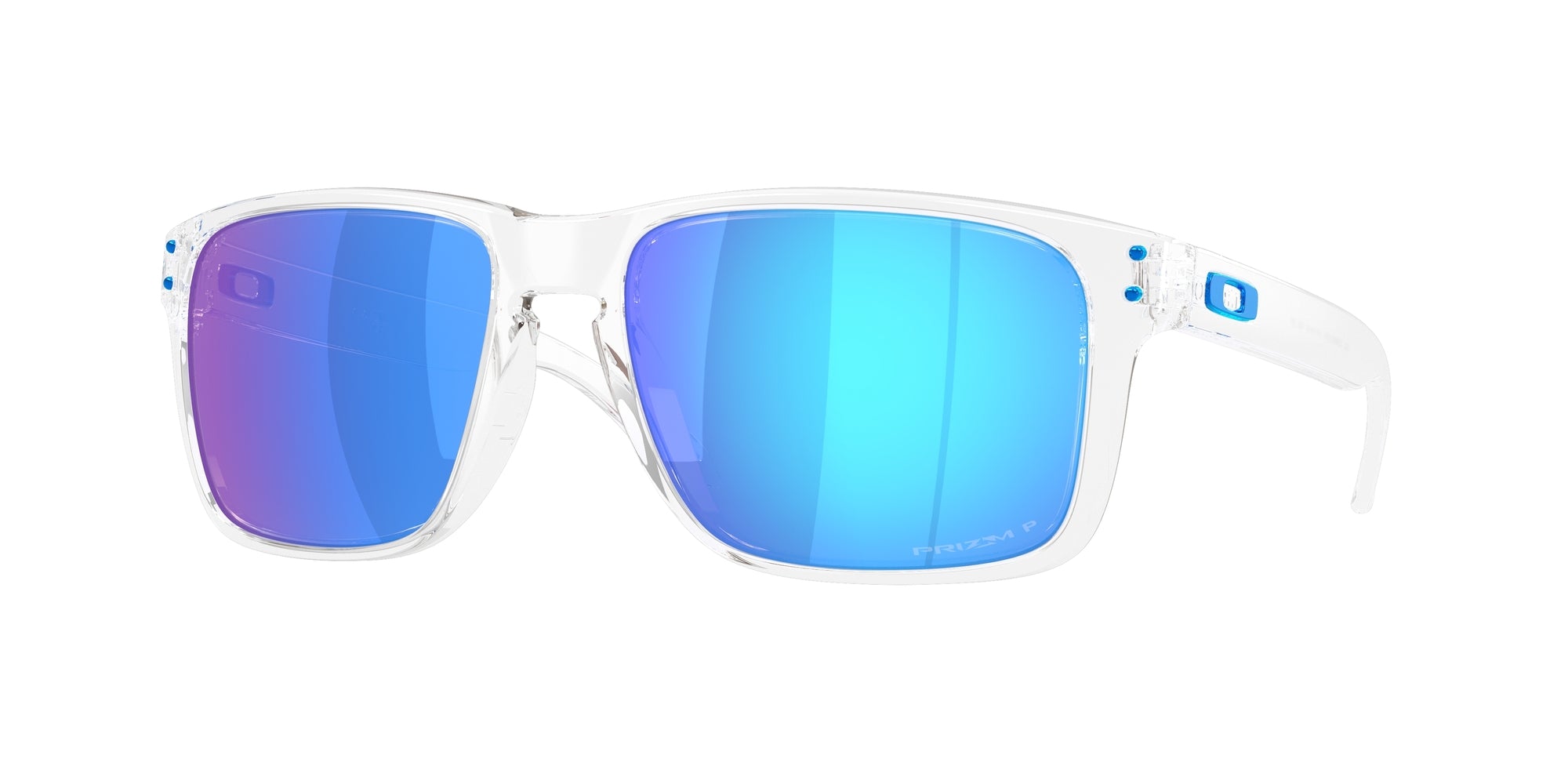 Oakley Unisex Oakley OO9487 HOLBROOK XXL 948707 Occhiali da sole O_Matter Trasparente Blu Squadrata Polarizzata