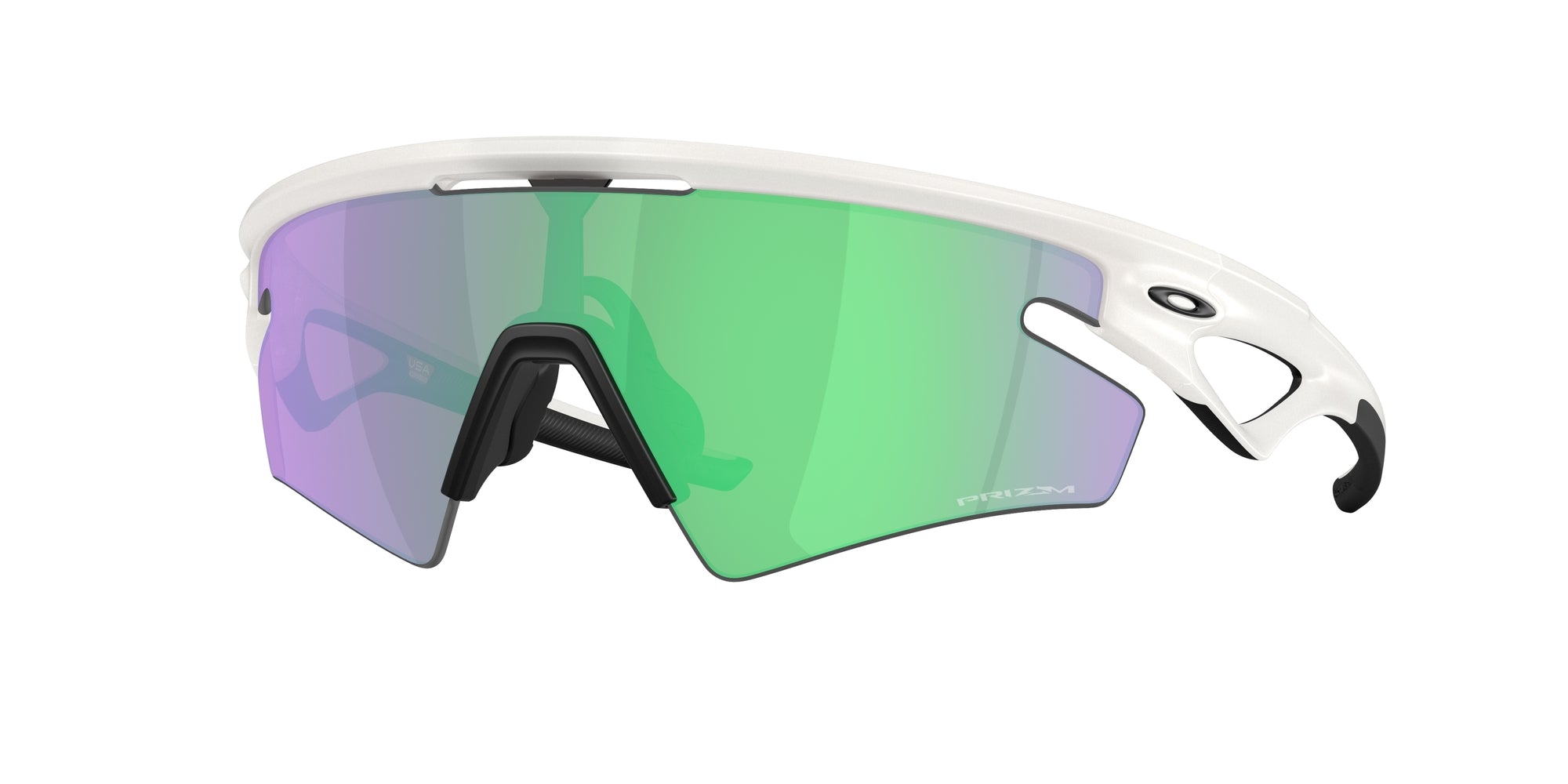 Oakley Unisex Oakley OO9499 SPHAERA SLASH 949904 Occhiali da sole O_Matter Bianco Verde Squadrata Normale