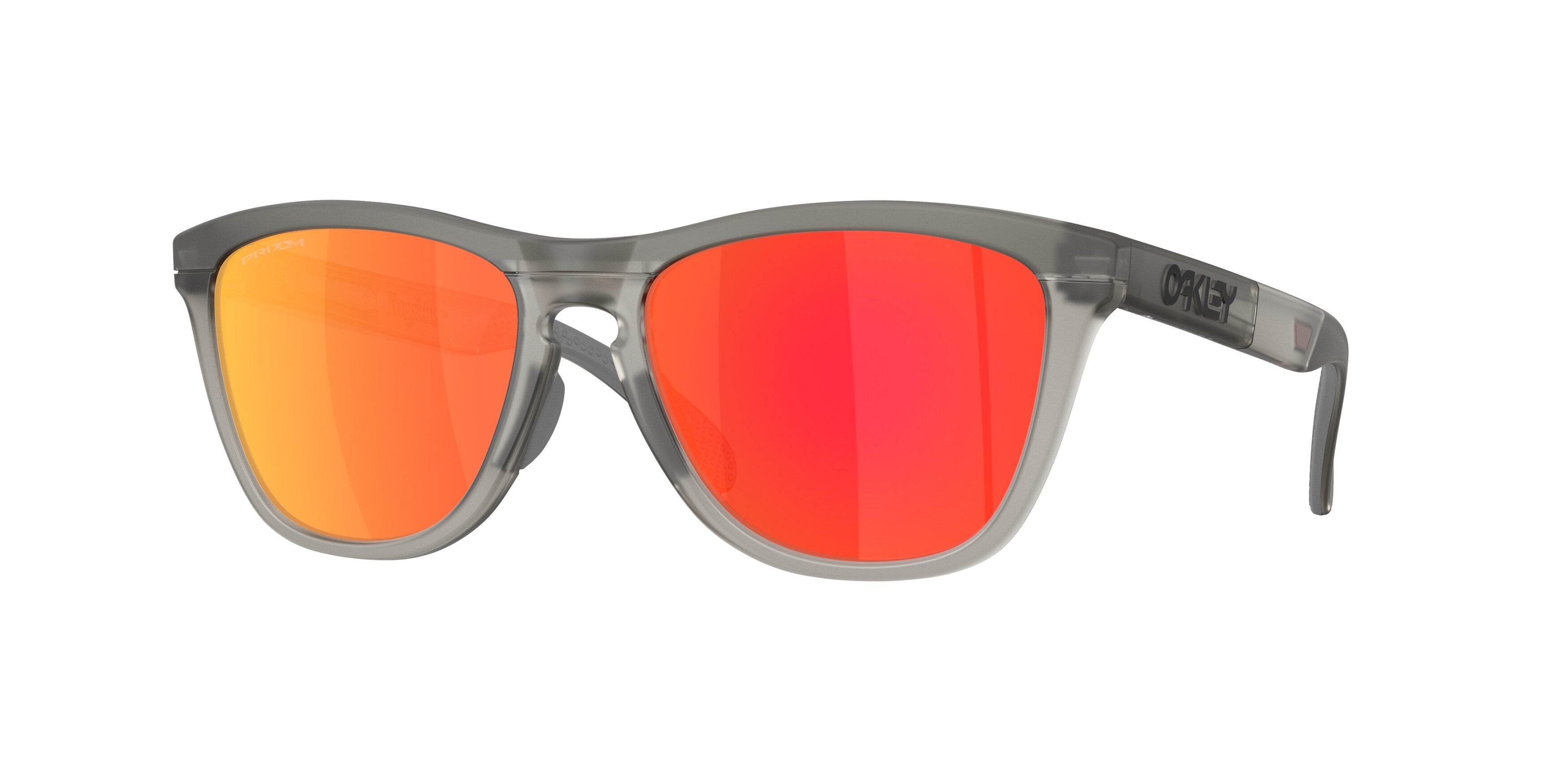 Oakley Unisex Oakley OO9503 FROGSKINS RANGE XL 950301 Occhiali da sole O_Matter Grigio Rosso Rotonda Normale