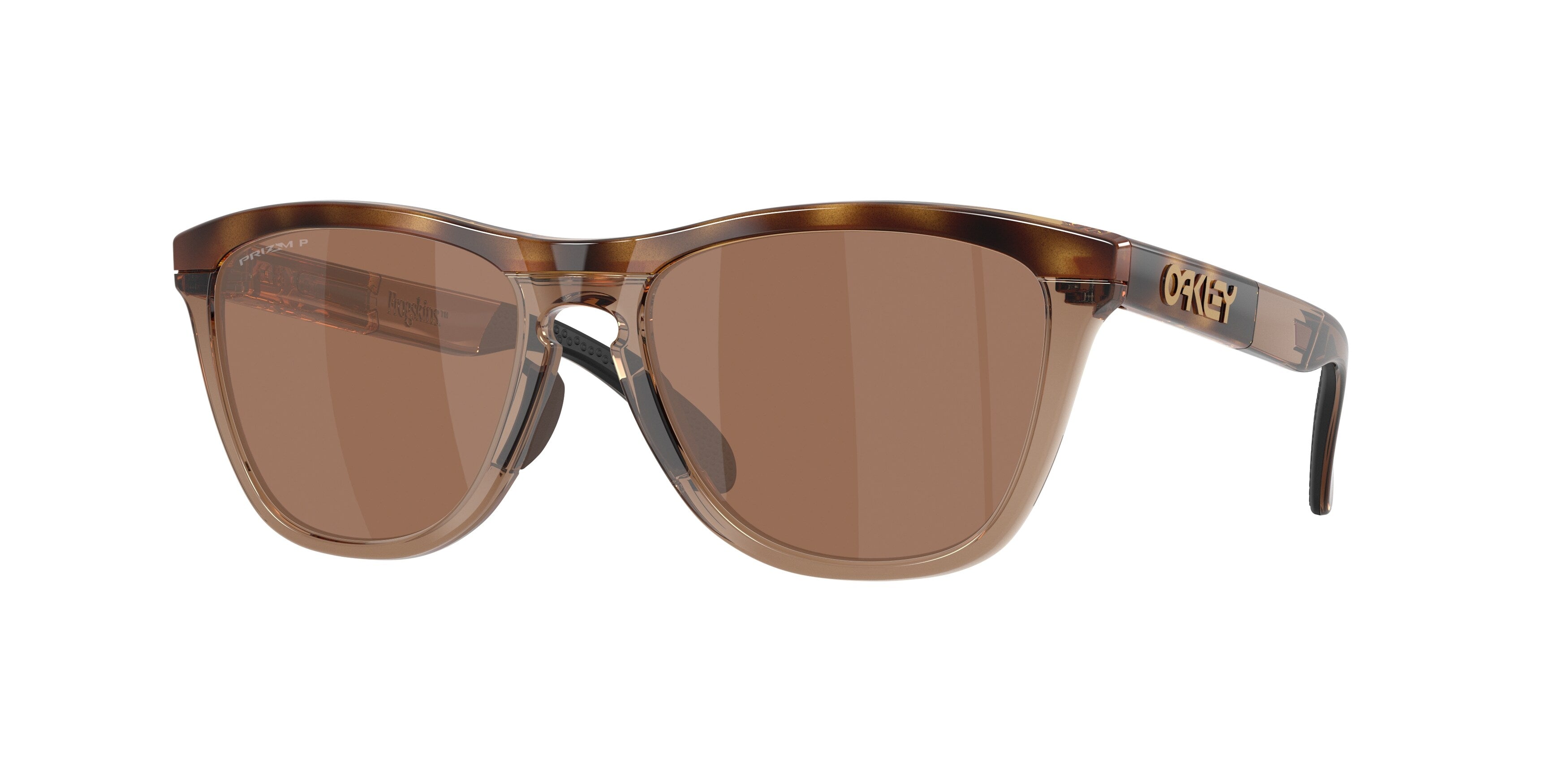 Oakley Unisex Oakley OO9503 FROGSKINS RANGE XL 950302 Occhiali da sole O_Matter Marrone Marrone Rotonda Polarizzata