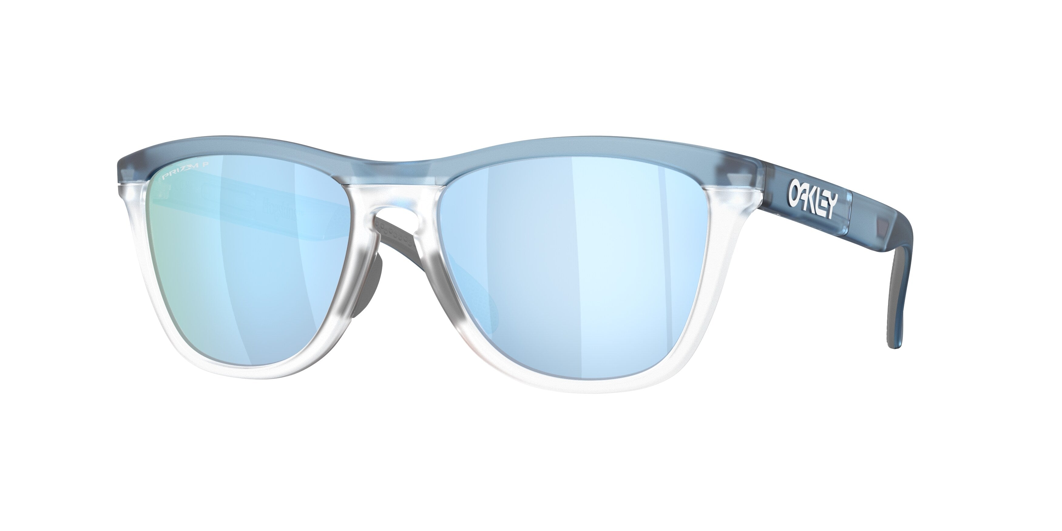 Oakley Unisex Oakley OO9503 FROGSKINS RANGE XL 950303 Occhiali da sole O_Matter Blu Blu Rotonda Polarizzata