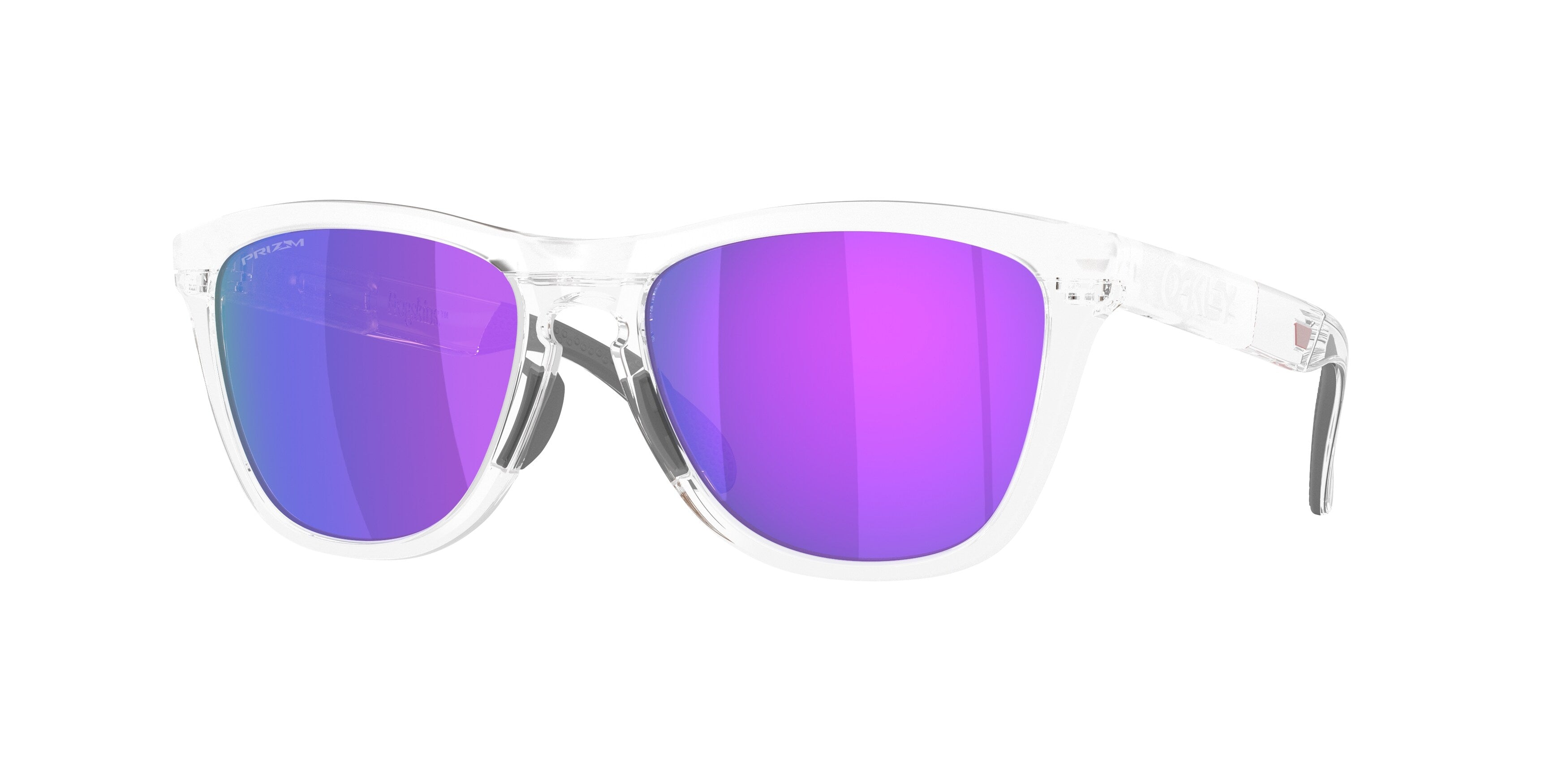 Oakley Unisex Oakley OO9503 FROGSKINS RANGE XL 950305 Occhiali da sole O_Matter Trasparente Viola Rotonda Normale