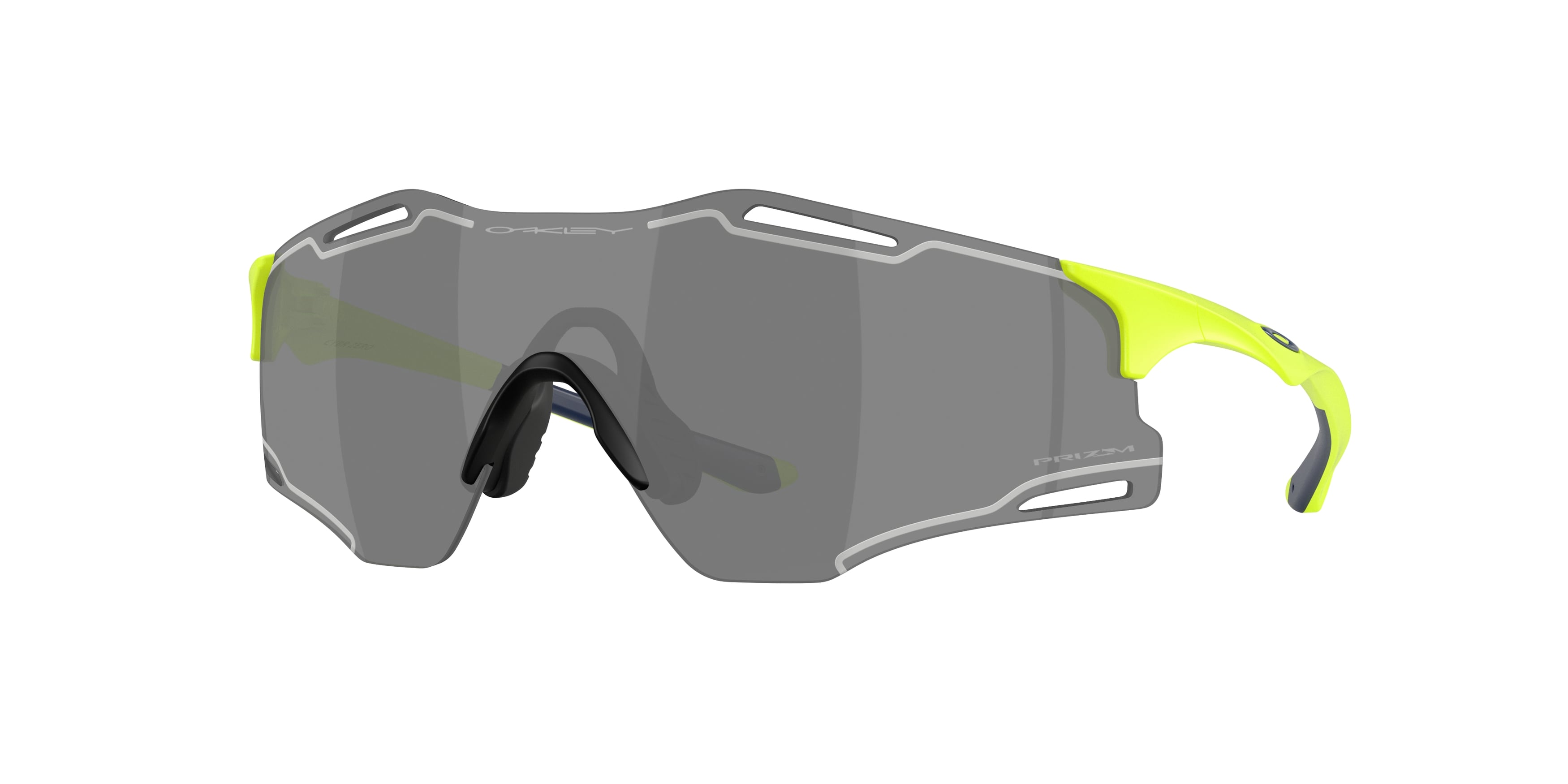 Oakley Unisex Oakley OO9512D CYBR ZERO 951210 Occhiali da sole O_Matter Giallo Grigio Squadrata Normale