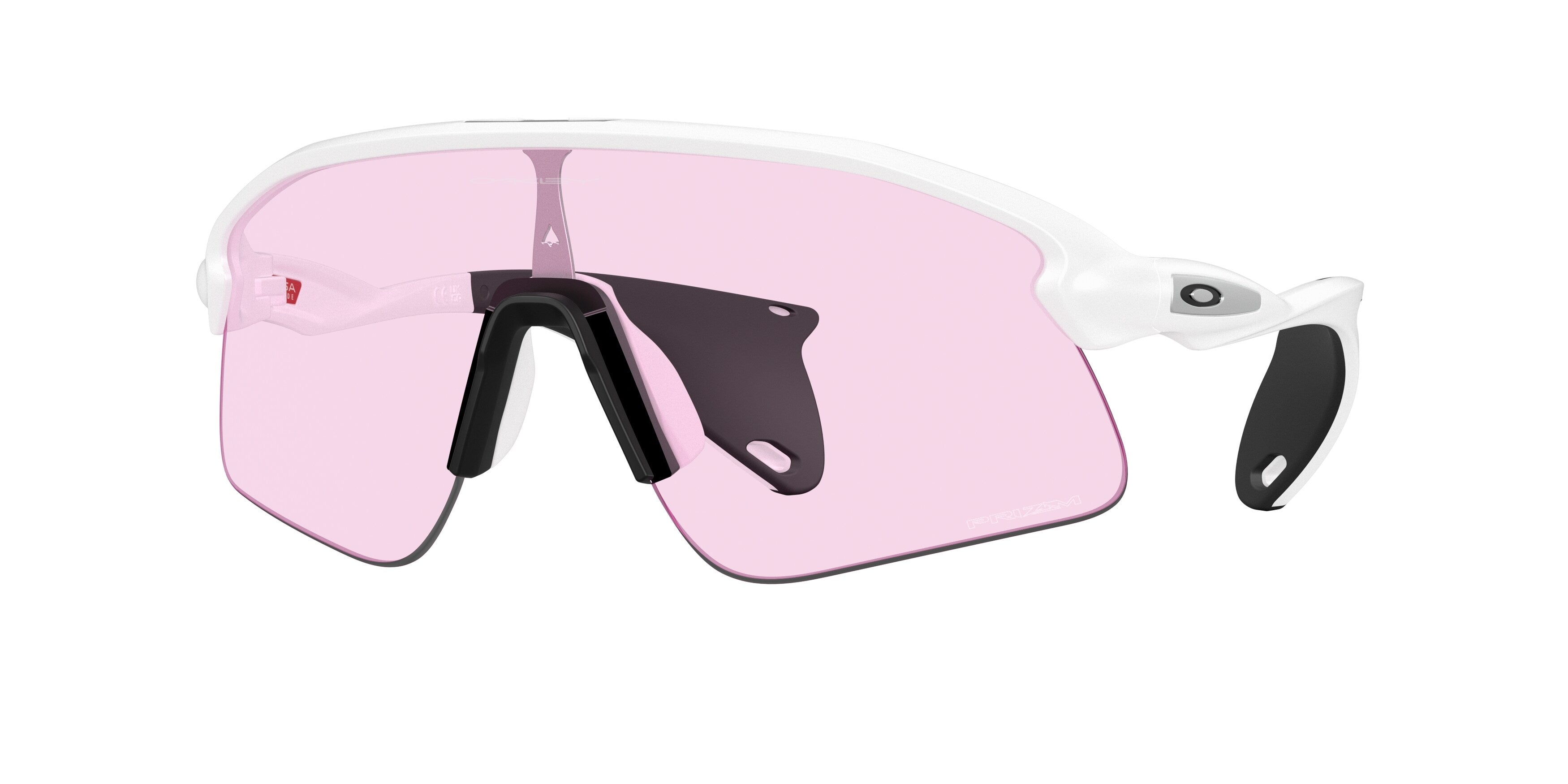 Oakley Unisex Oakley OO9517 STUNT DEVIL 951707 Occhiali da sole O_Matter Bianco Rosa Squadrata Normale