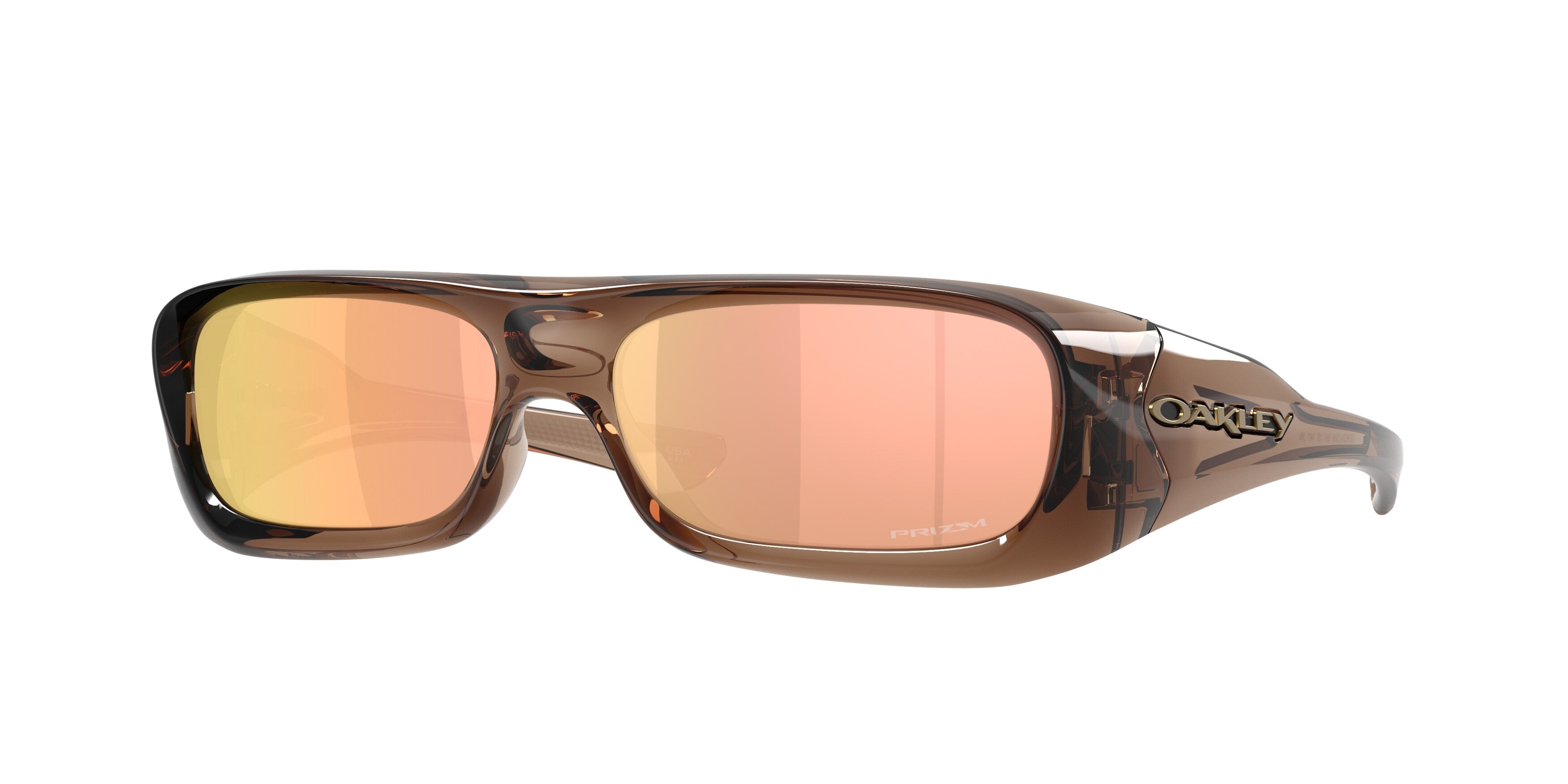 Oakley Unisex Oakley OO9520 PERMIAN 952003 Occhiali da sole O_Matter Marrone Oro Squadrata Normale