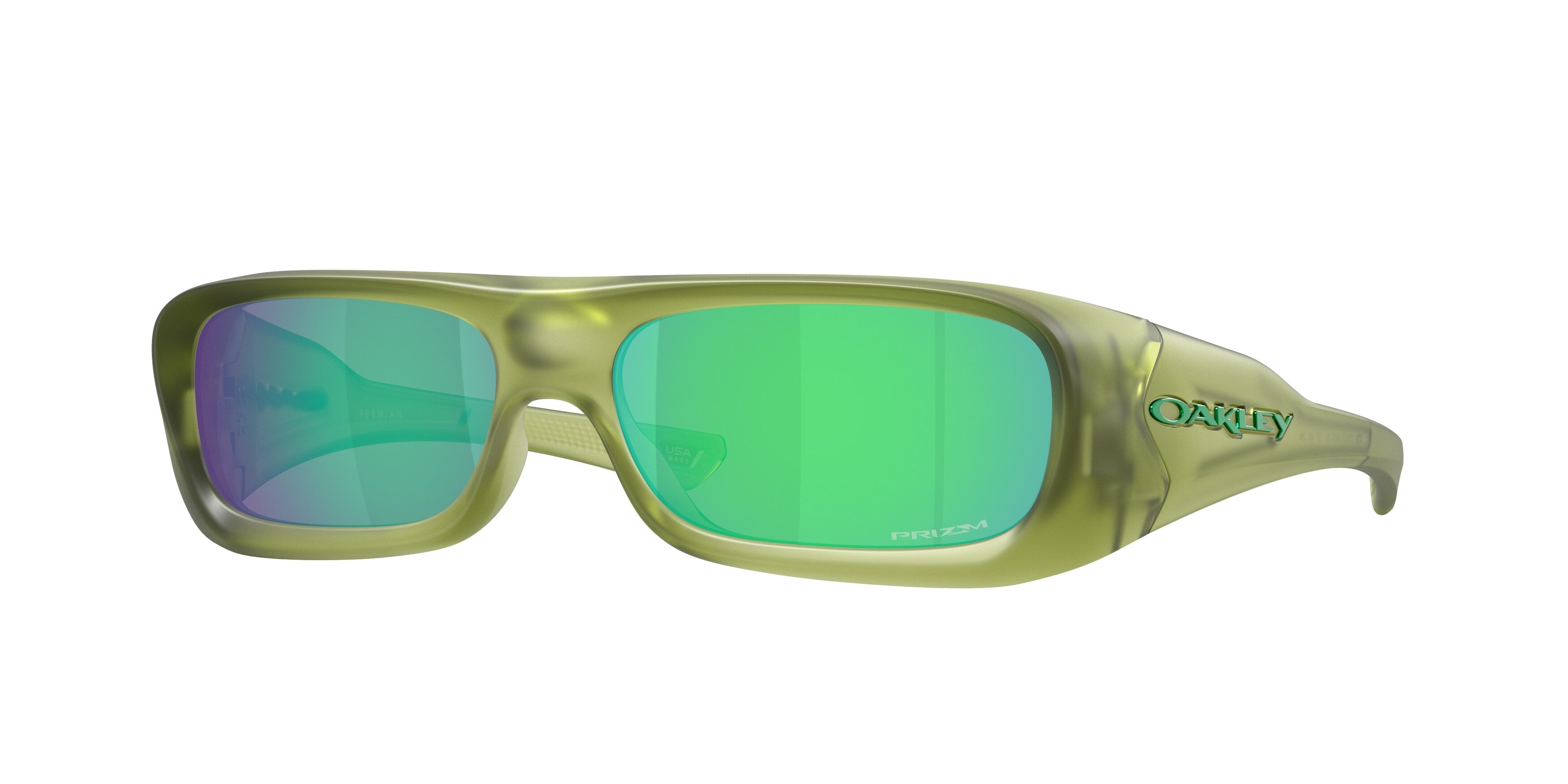 Oakley Unisex Oakley OO9520 PERMIAN 952004 Occhiali da sole O_Matter Verde Verde Squadrata Normale Oakley Unisex Oakley OO9520 PERMIAN 952004 Occhiali da sole O_Matter Verde Verde Squadrata Normale