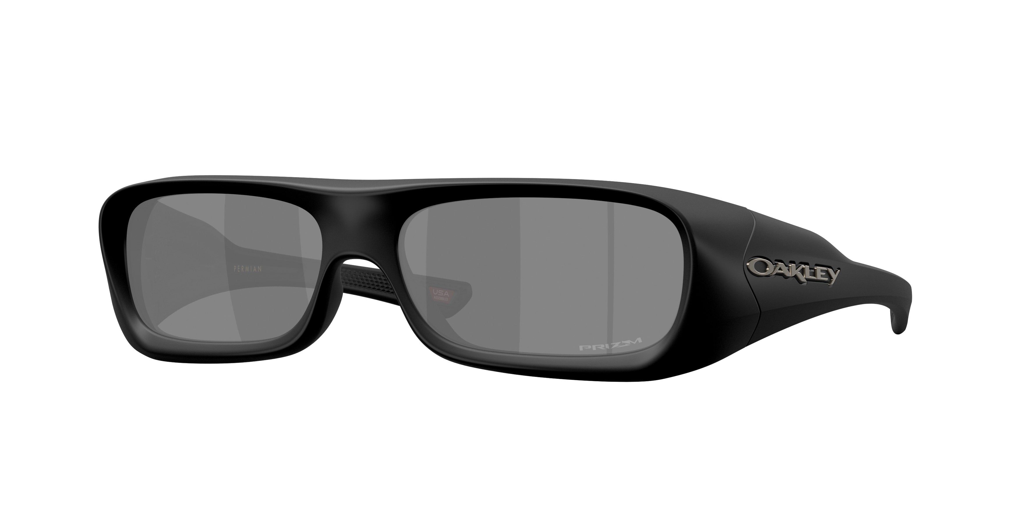 Oakley Unisex Oakley OO9520 PERMIAN 952009 Occhiali da sole O_Matter Nero Grigio Squadrata Normale