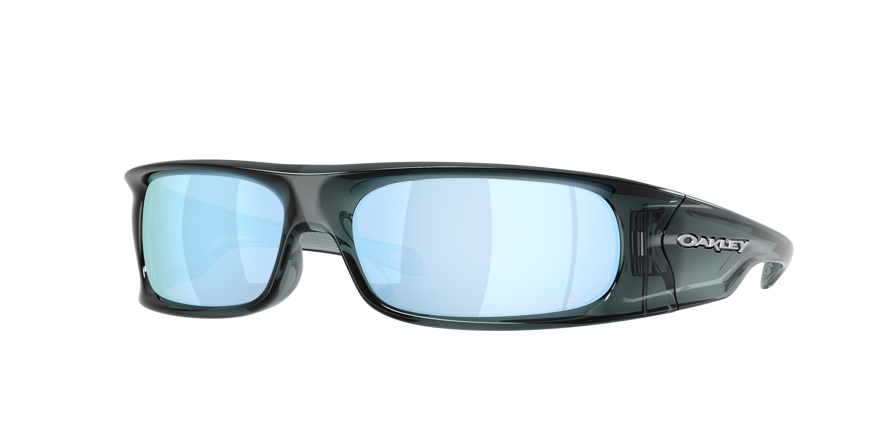 Oakley Unisex Oakley OO9522 HIGHLAND 952204 Occhiali da sole O_Matter Nero Blu Squadrata Polarizzata