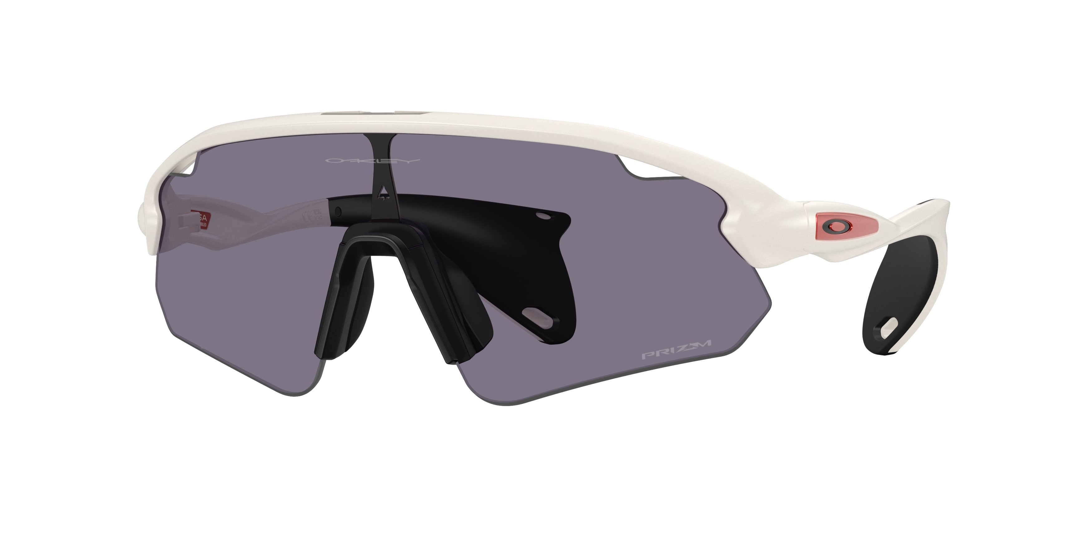 Oakley Unisex Oakley OO9525 STUNT DEVIL A 952505 Occhiali da sole O_Matter Bianco Grigio Squadrata Normale