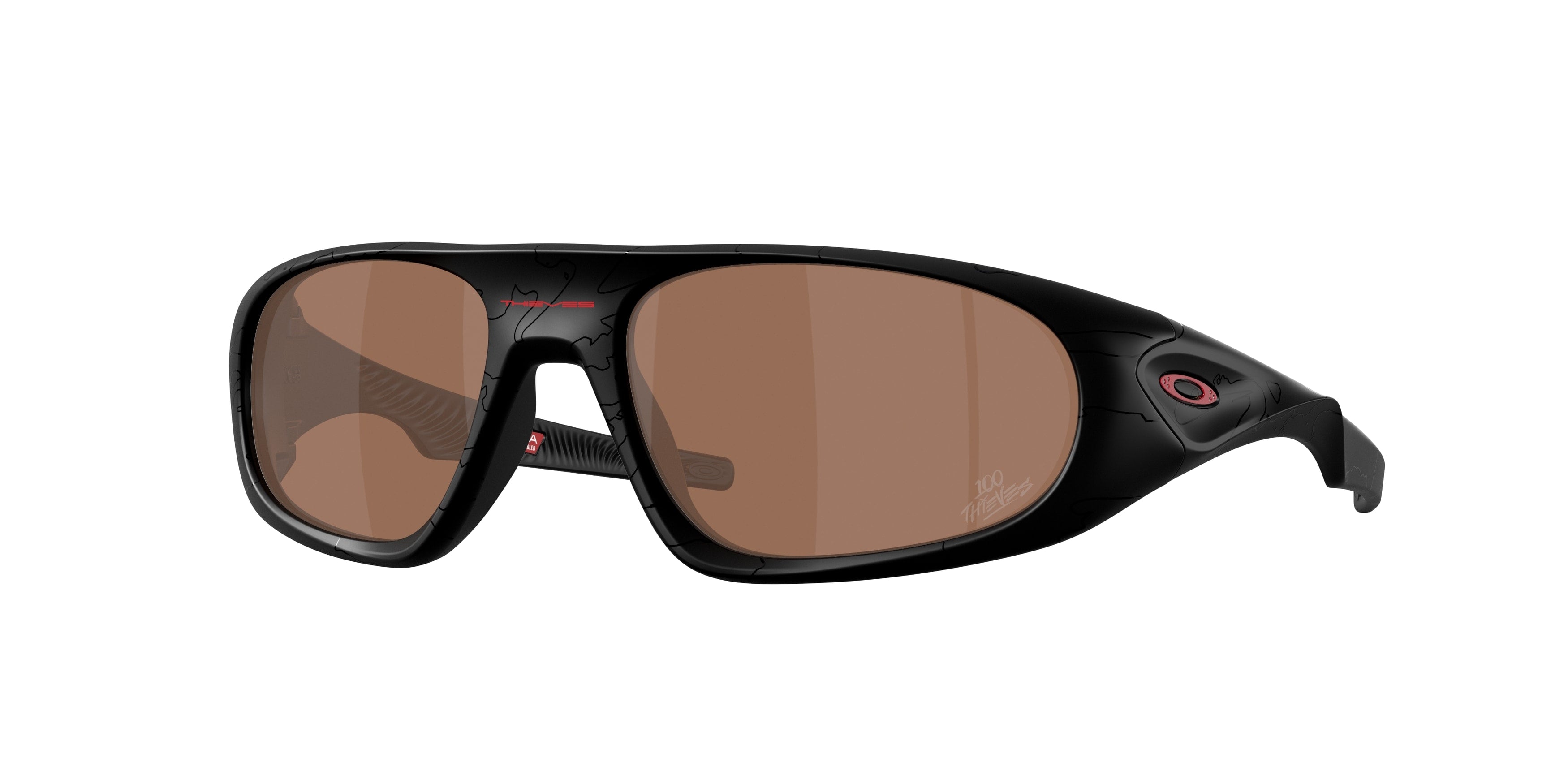 Oakley Unisex Oakley OO9528 NEOFORMA 952808 Occhiali da sole O_Matter Nero Marrone Rotonda Normale