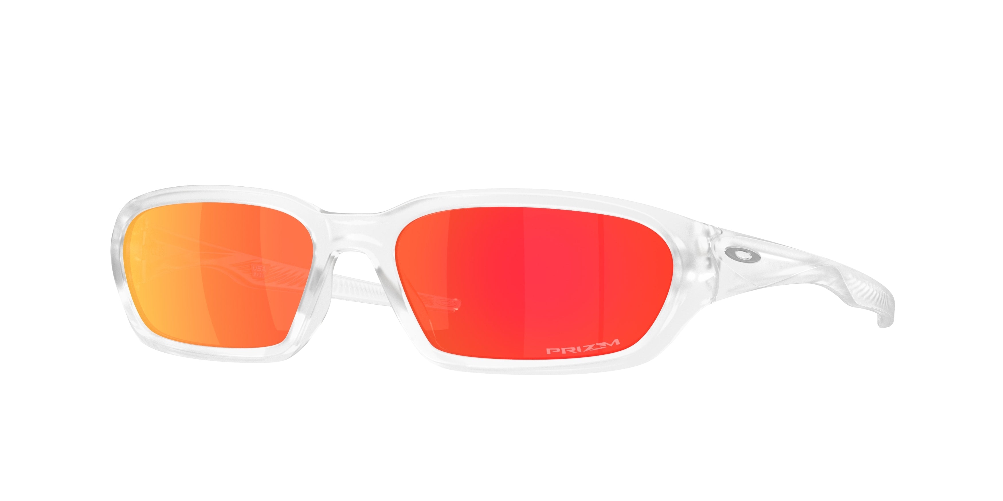 Oakley Unisex Oakley OO9530 TERRAFORMA 953003 Occhiali da sole O_Matter Trasparente Rosso Squadrata Normale