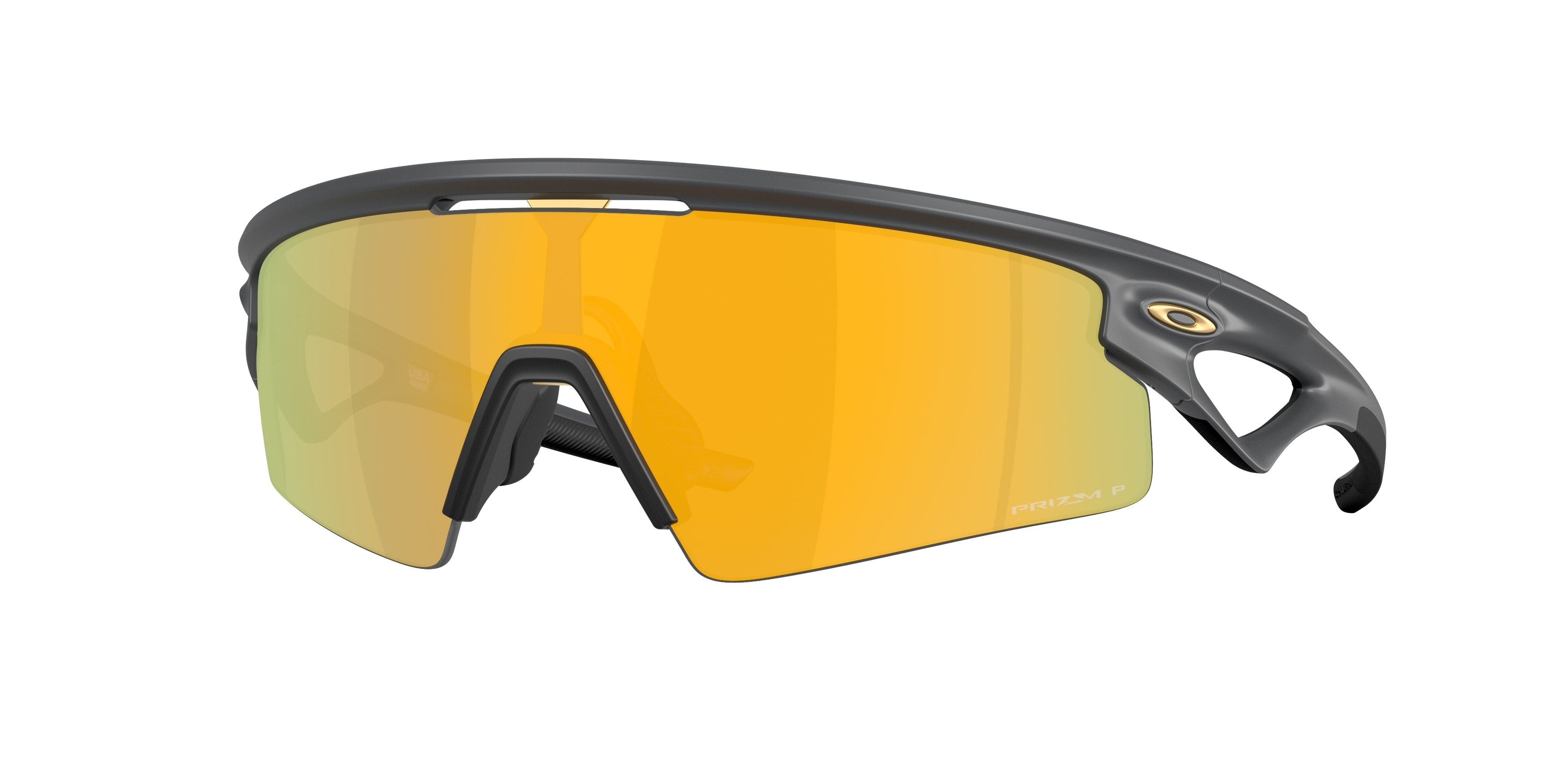 Oakley Unisex Oakley OO9531 SPHAERA STRIKE 953103 Occhiali da sole O_Matter Grigio Oro Squadrata Polarizzata