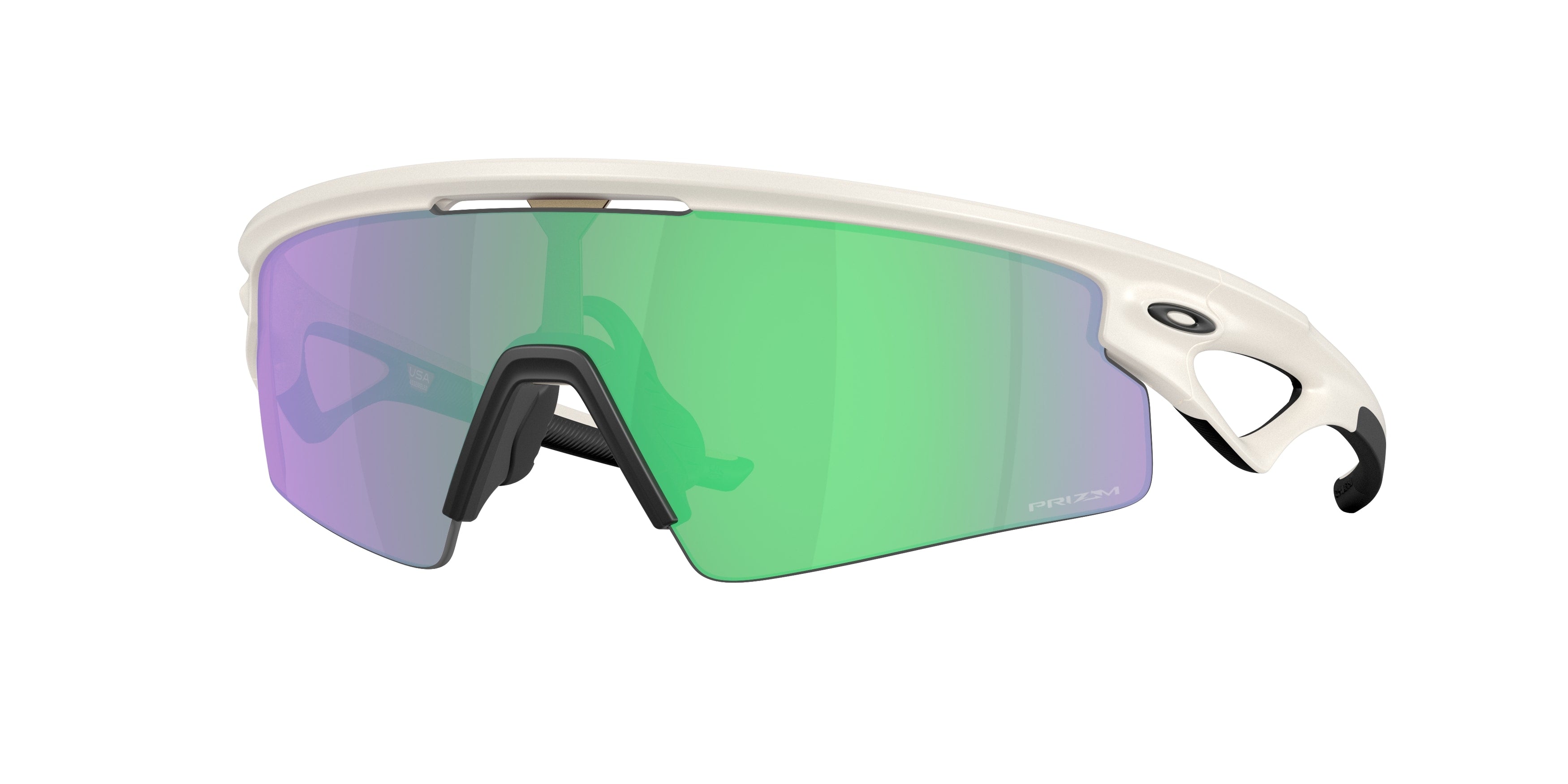 Oakley Unisex Oakley OO9531 SPHAERA STRIKE 953105 Occhiali da sole O_Matter Bianco Verde Squadrata Normale