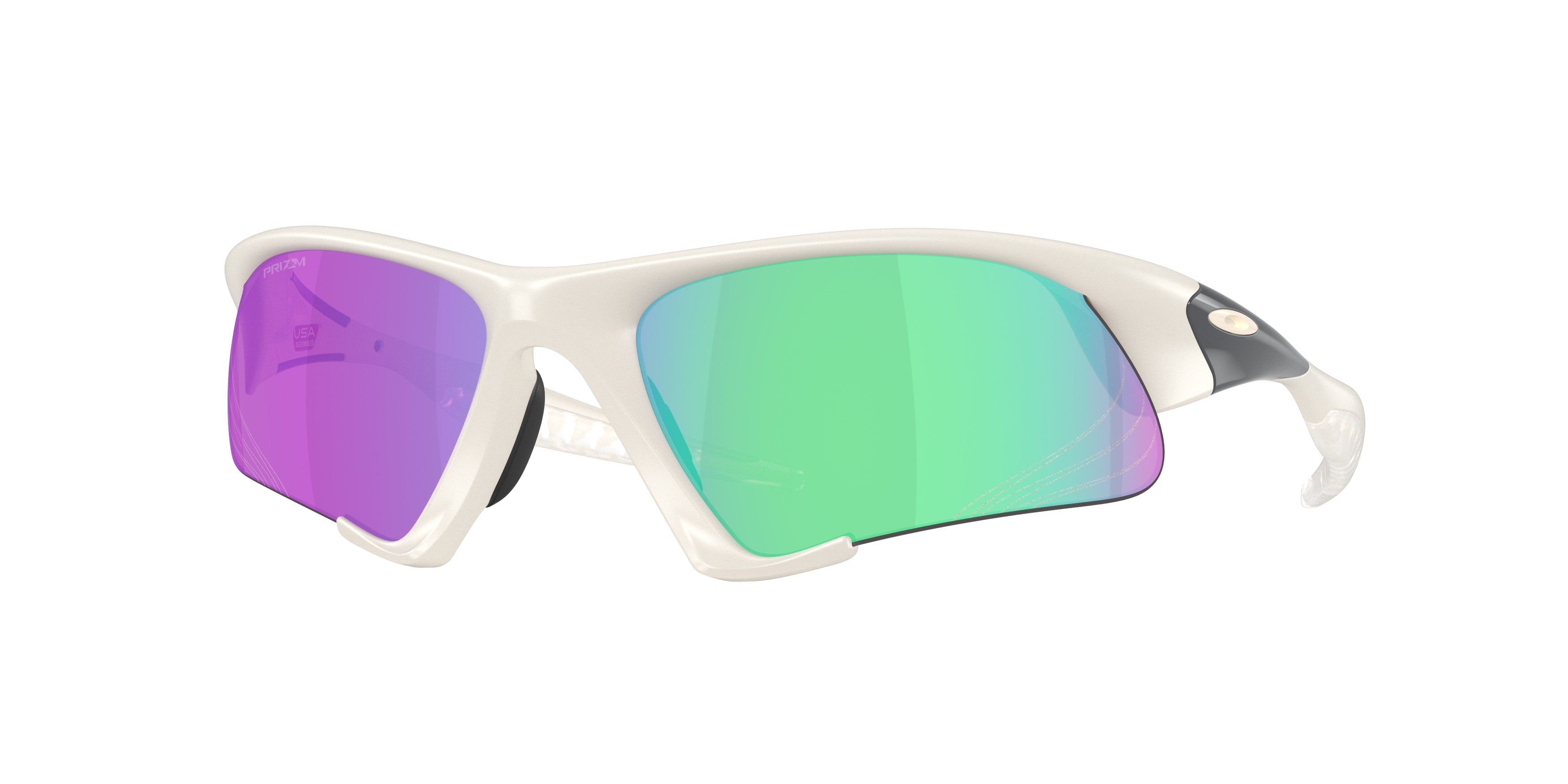 Oakley Unisex Oakley OO9532 SUTURE JACKET 953208 Occhiali da sole O_Matter Bianco Viola Geometrica Normale Oakley Unisex Oakley OO9532 SUTURE JACKET 953208 Occhiali da sole O_Matter Bianco Viola Geometrica Normale