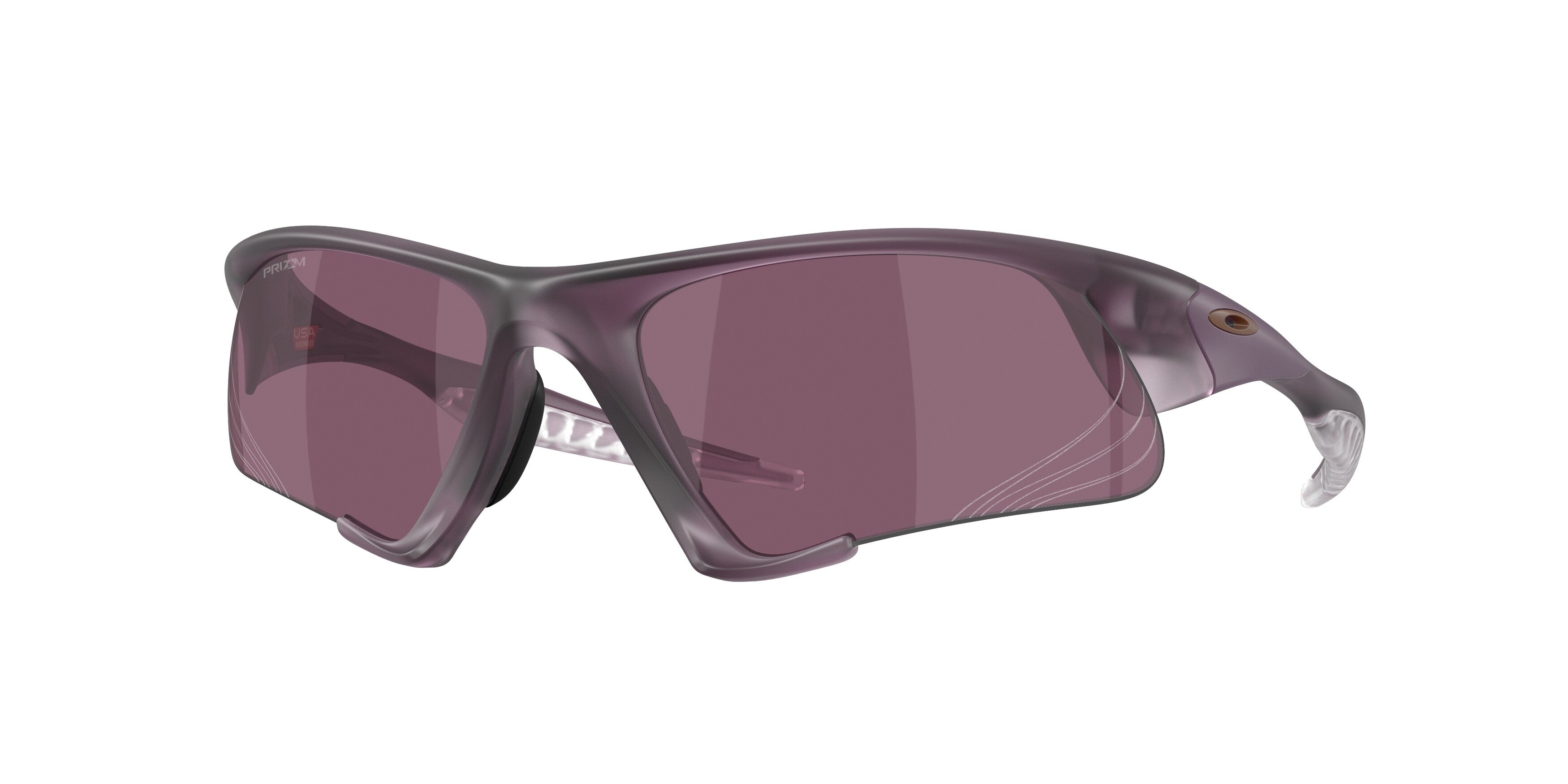 Oakley Unisex Oakley OO9532 SUTURE JACKET 953211 Occhiali da sole O_Matter Viola Grigio Maschera Normale