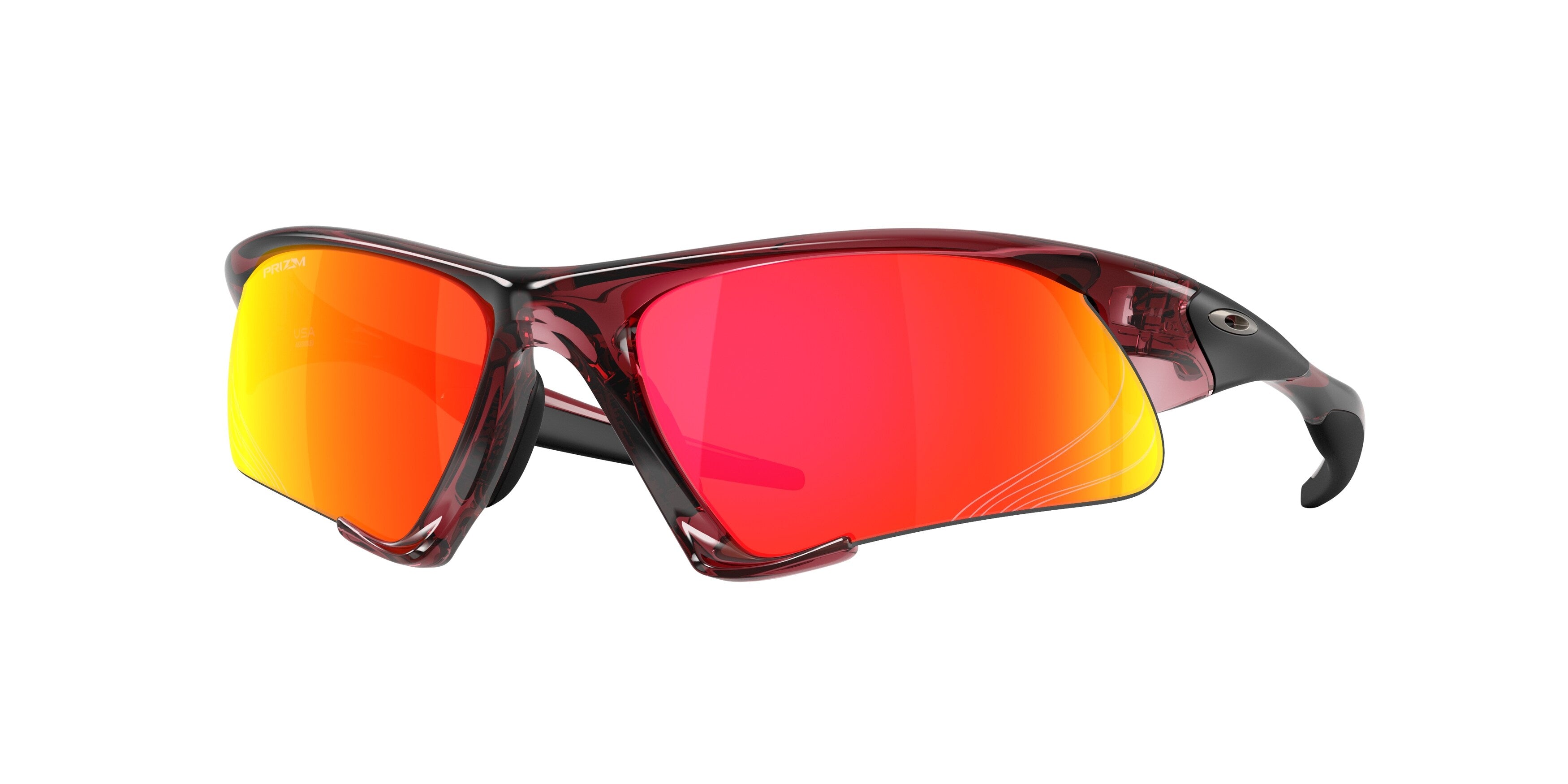 Oakley Unisex Oakley OO9532 SUTURE JACKET 953212 Occhiali da sole O_Matter Rosso Rosso Maschera Normale