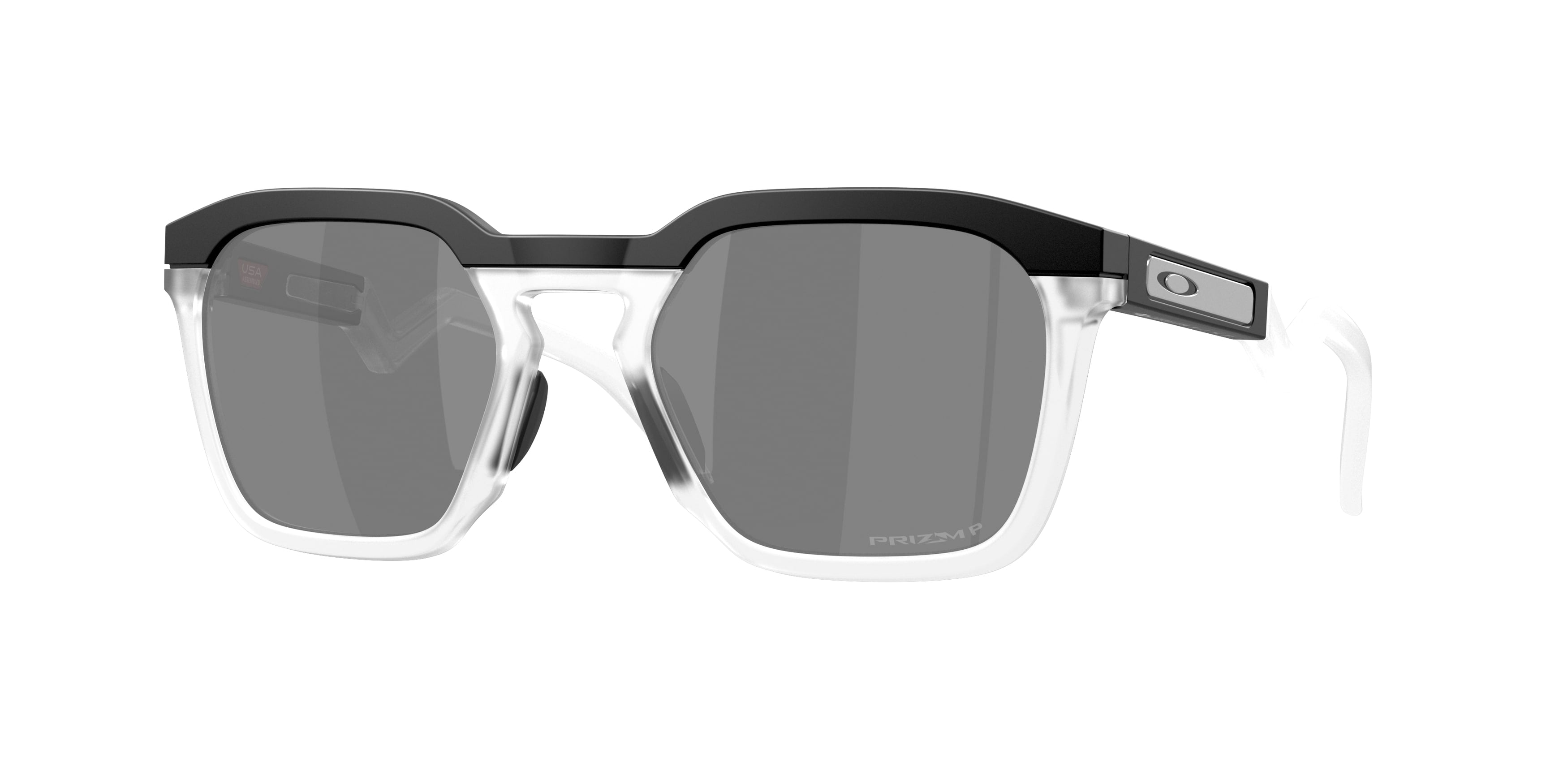 Oakley Unisex Oakley OO9533 HSTN SQ 953306 Occhiali da sole O_Matter Nero Grigio Squadrata Polarizzata