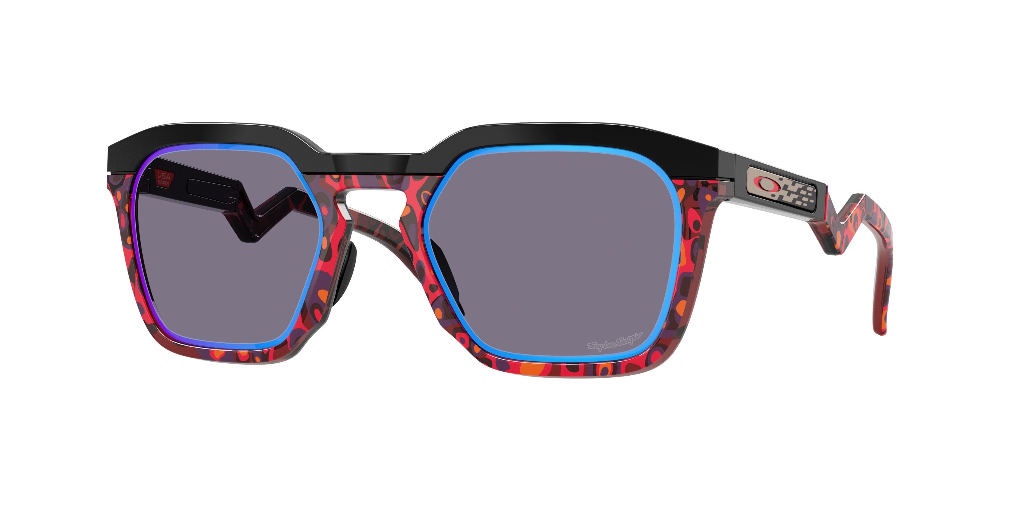 Oakley Unisex Oakley OO9533 HSTN SQ 953309 Occhiali da sole O_Matter Nero Blu Squadrata Normale Oakley Unisex Oakley OO9533 HSTN SQ 953309 Occhiali da sole O_Matter Nero Blu Squadrata Normale