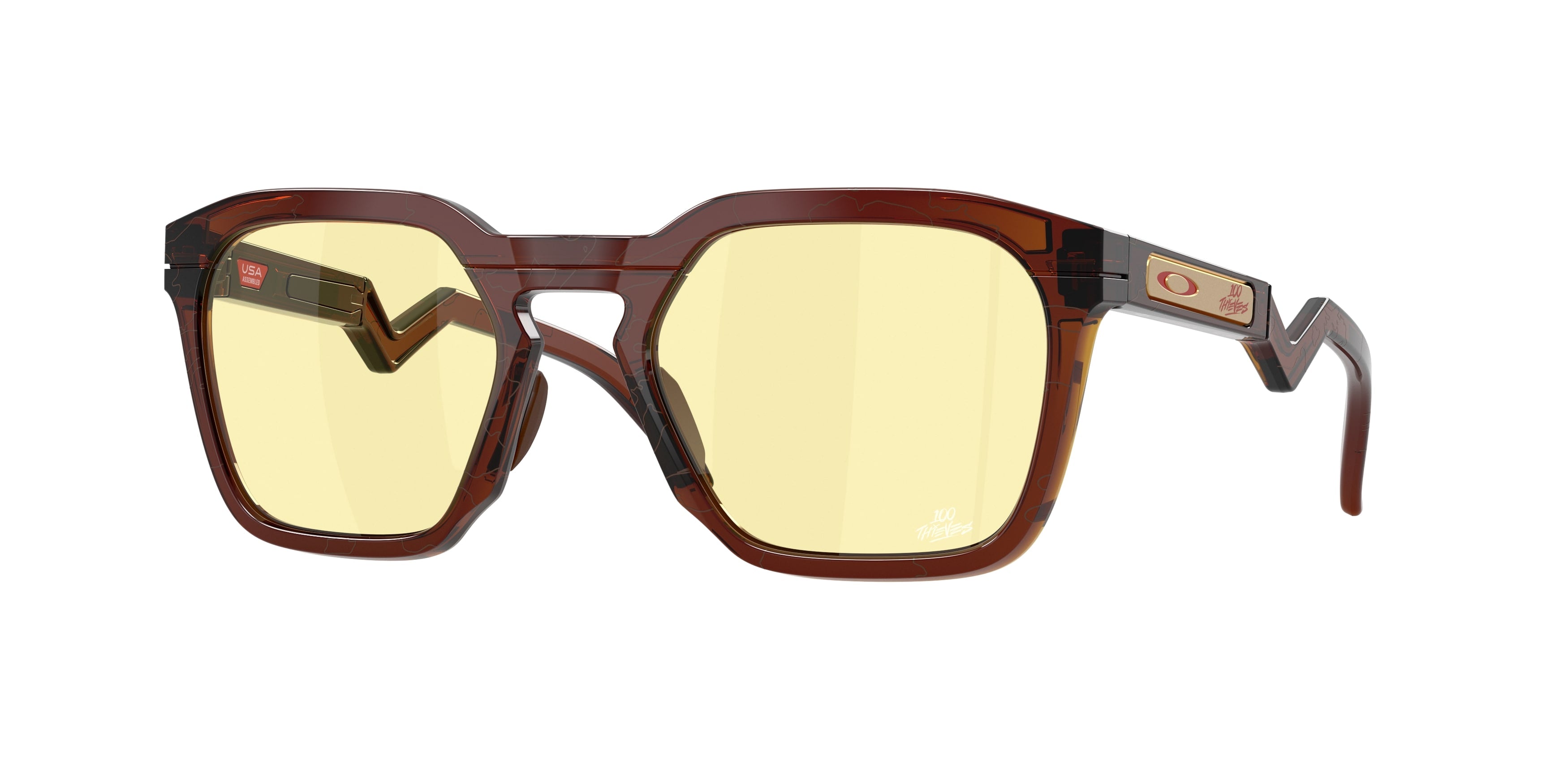 Oakley Unisex Oakley OO9533 HSTN SQ 953310 Occhiali da sole O_Matter Marrone Giallo Squadrata Normale Prizm Oakley Unisex Oakley OO9533 HSTN SQ 953310 Occhiali da sole O_Matter Marrone Giallo Squadrata Normale Prizm