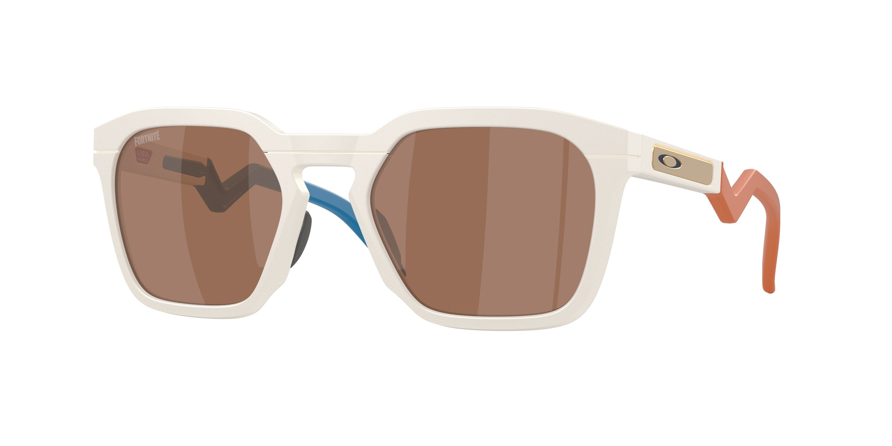 Oakley Unisex Oakley OO9533 HSTN SQ 953312 Occhiali da sole O_Matter Bianco Marrone Squadrata Normale