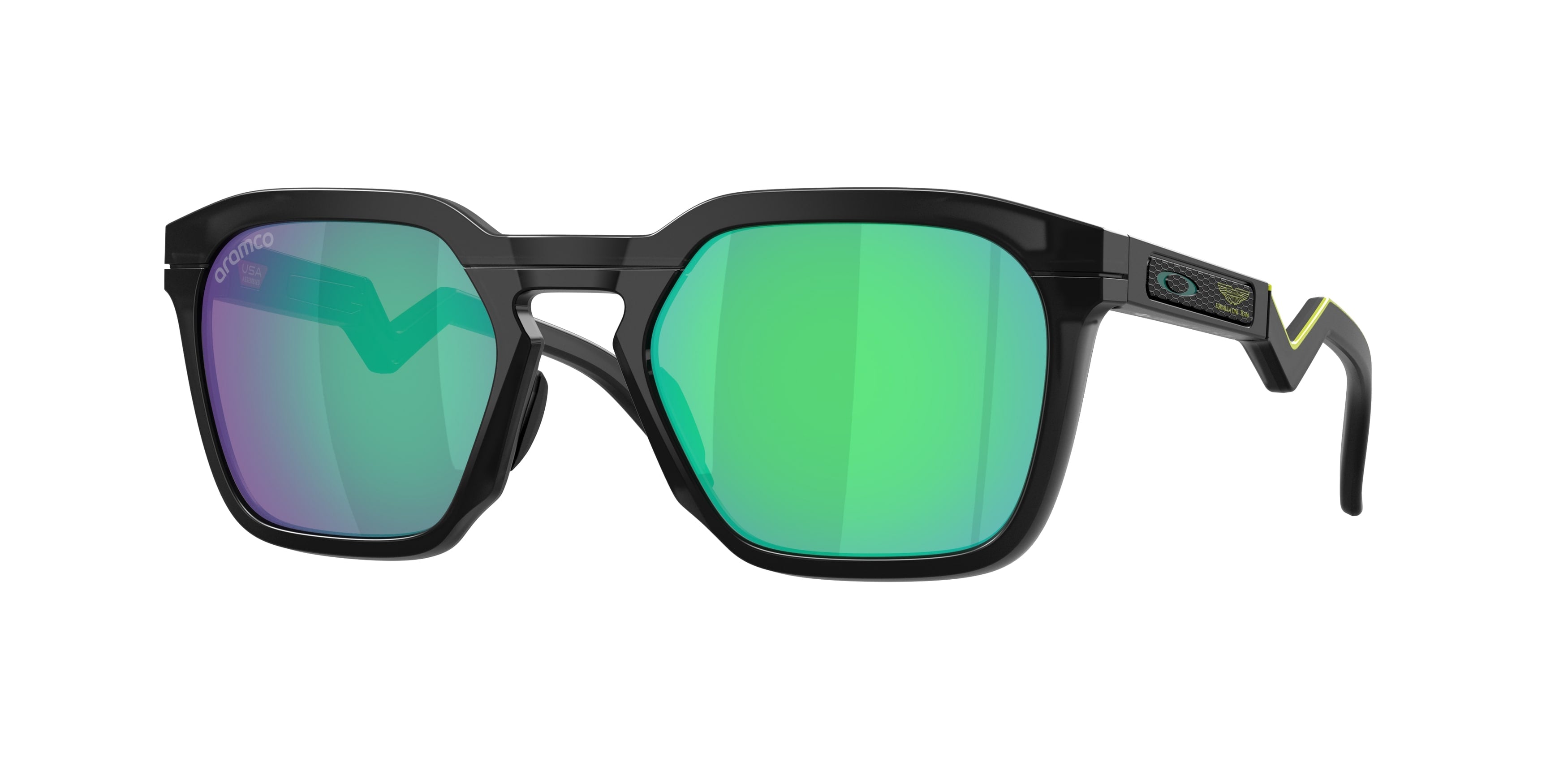 Oakley Unisex Oakley OO9533 HSTN SQ 953313 Occhiali da sole O_Matter Nero Verde Squadrata Normale Oakley Unisex Oakley OO9533 HSTN SQ 953313 Occhiali da sole O_Matter Nero Verde Squadrata Normale