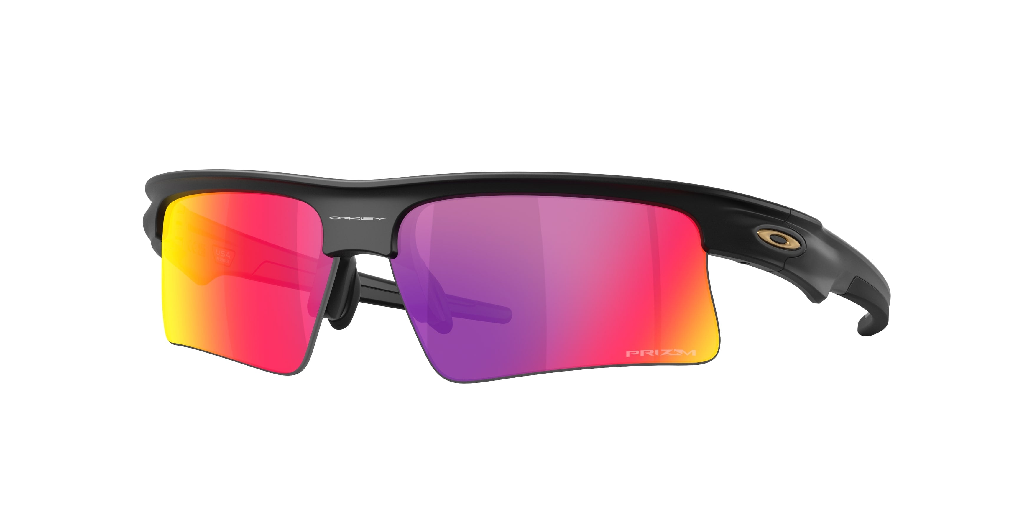 Oakley Unisex Oakley OO9534 BISPHAERA SPEED 953402 Occhiali da sole O_Matter Nero Viola Squadrata Normale