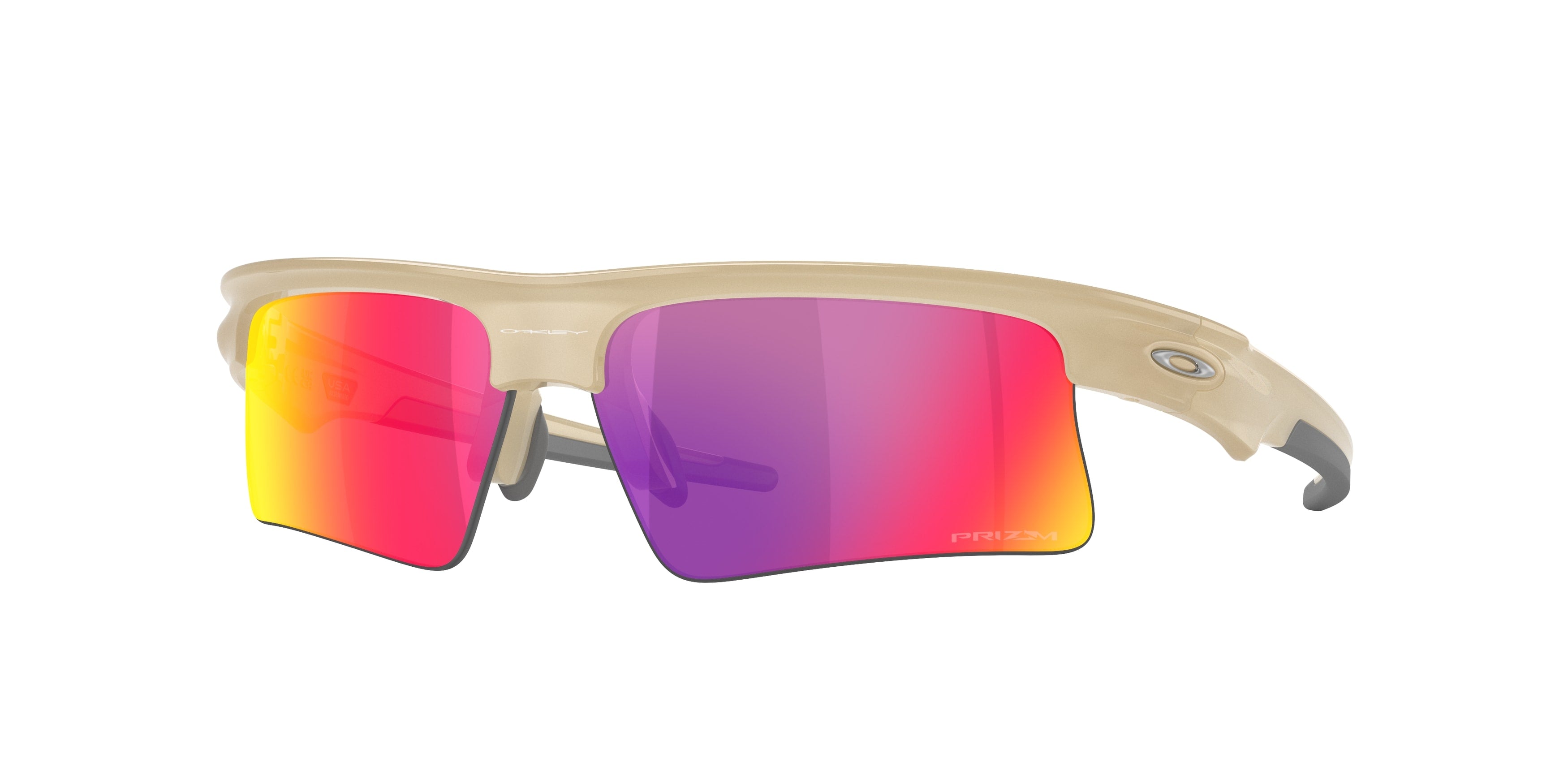 Oakley Unisex Oakley OO9534 BISPHAERA SPEED 953405 Occhiali da sole O_Matter Marrone Viola Squadrata Normale
