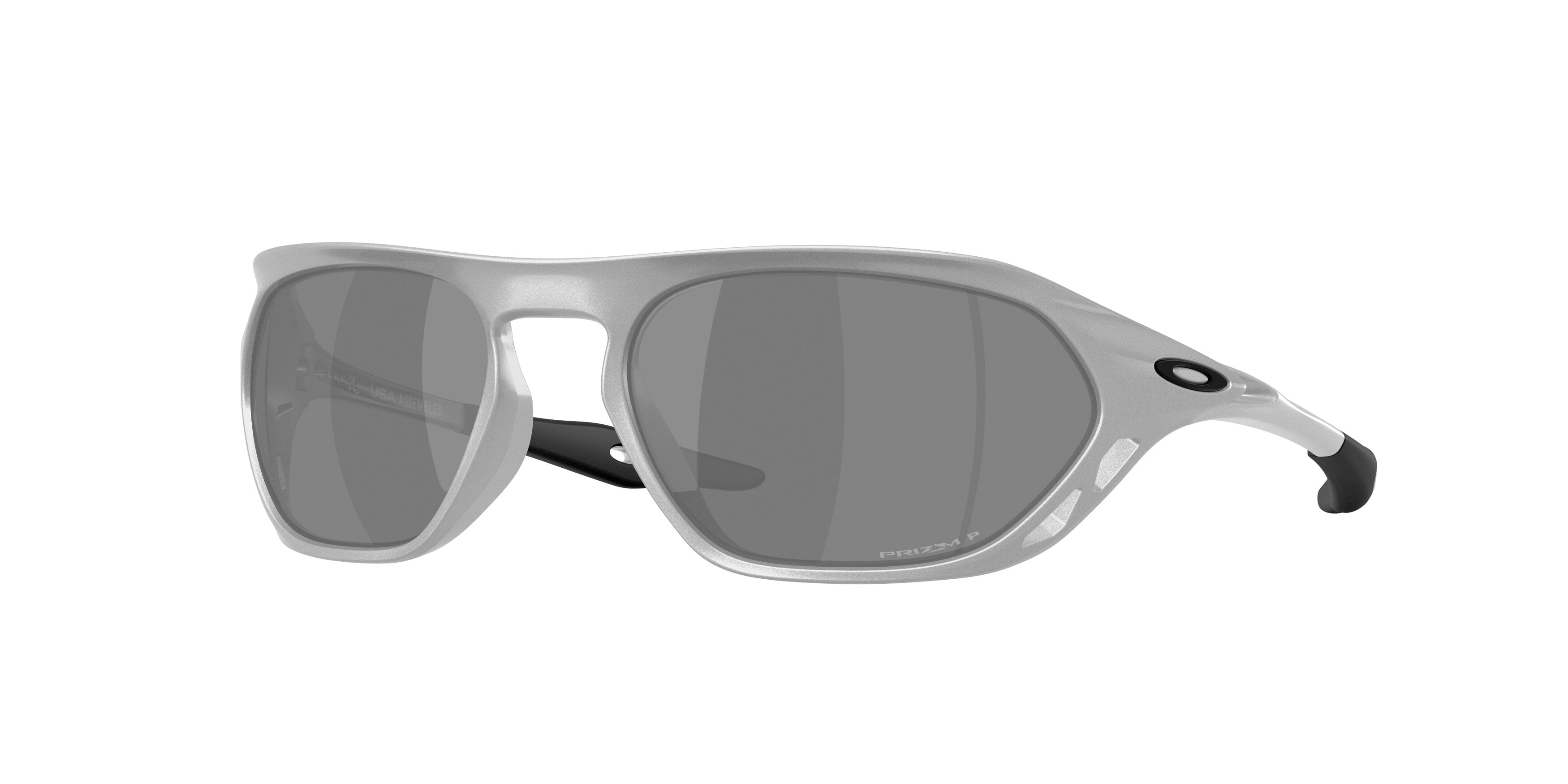 Oakley Unisex Oakley OO9537 CAGE JACKET 953709 Occhiali da sole O_Matter Argento Grigio Geometrica Polarizzata