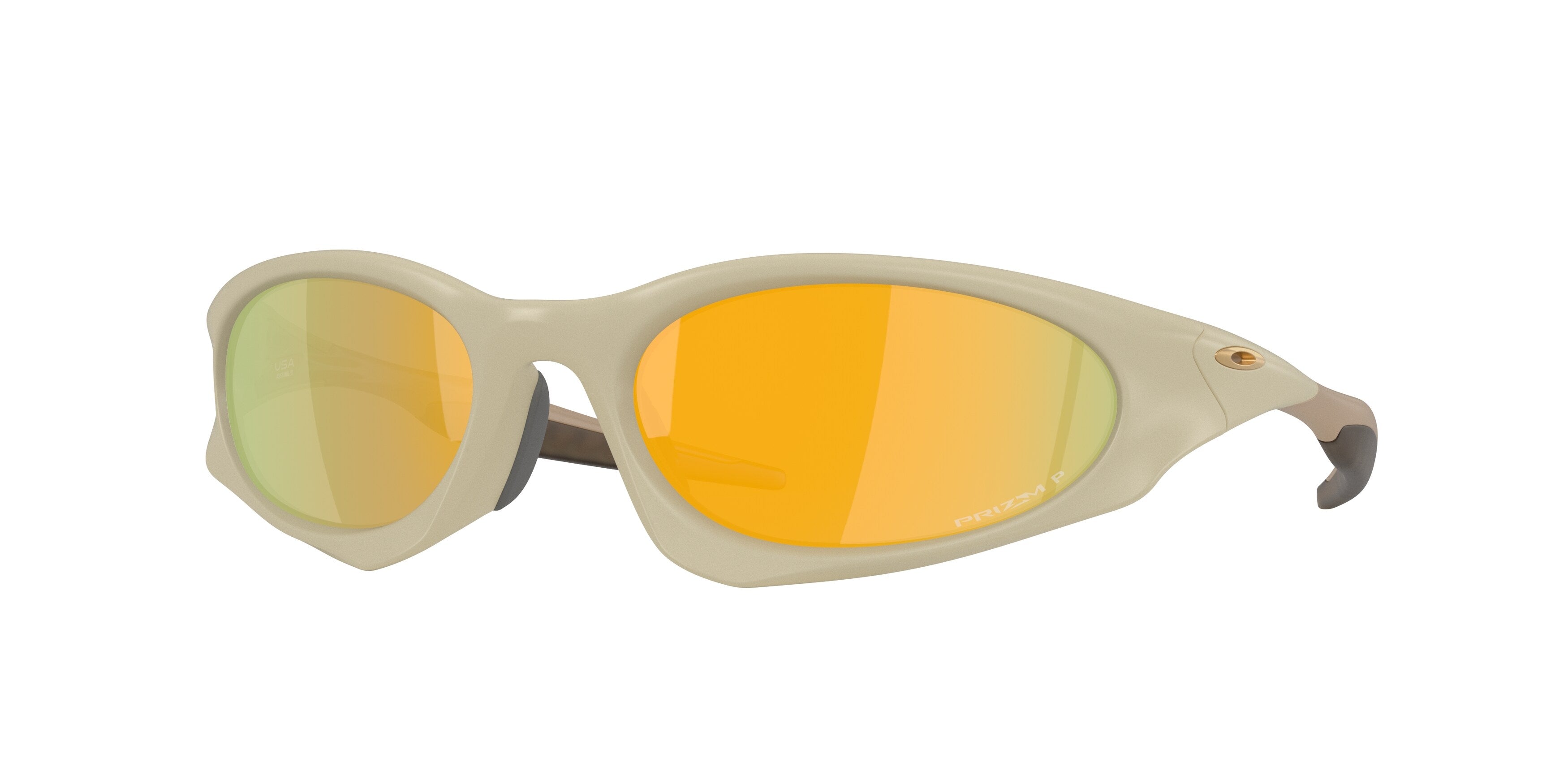 Oakley Unisex Oakley OO9539 SUTURE COAT 953910 Occhiali da sole O_Matter Beige Oro Rotonda Polarizzata