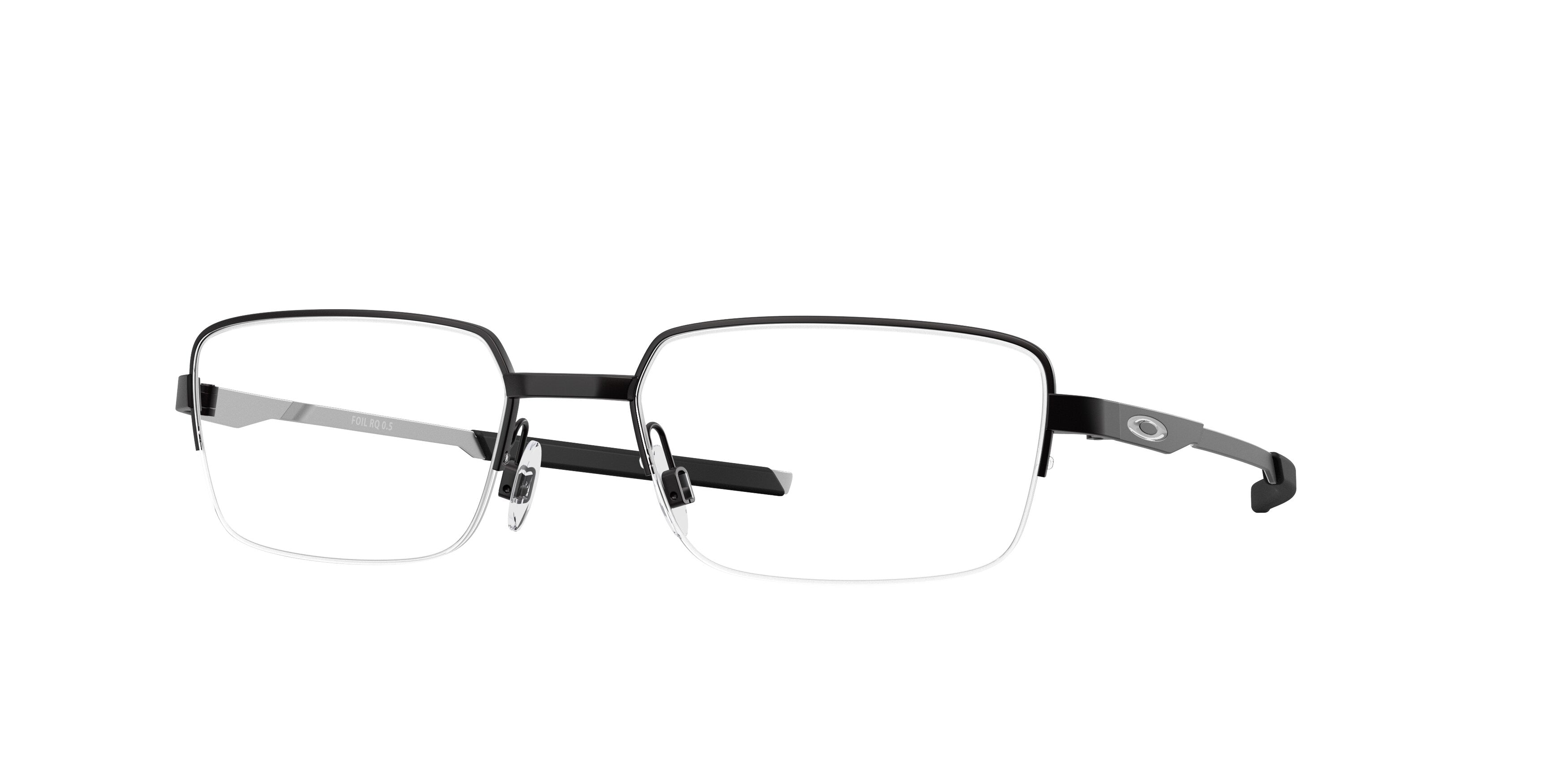 Oakley Unisex Oakley OX3100 FOIL RQ 0.5 310001 Montature da vista Metallo Nero Squadrata Normale Oakley Unisex Oakley OX3100 FOIL RQ 0.5 310001 Montature da vista Metallo Nero Squadrata Normale