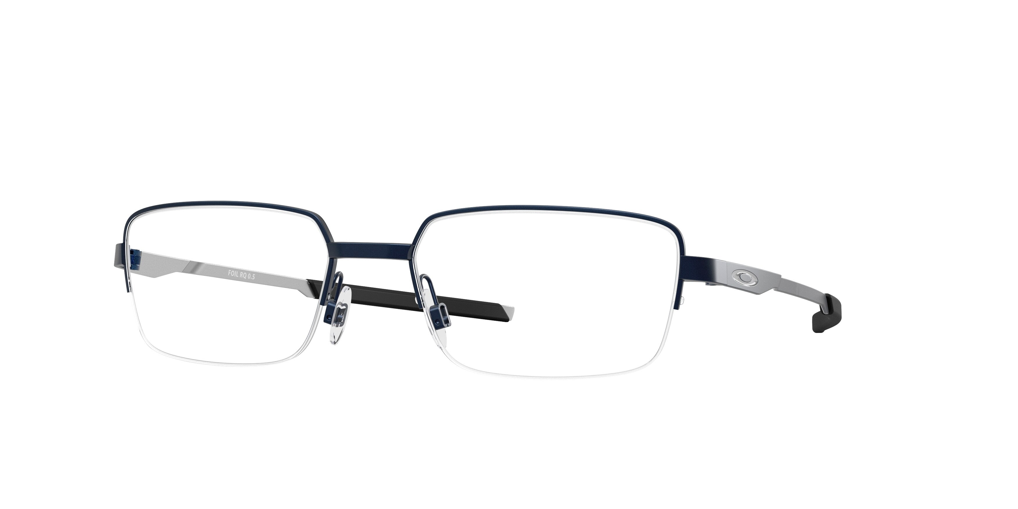 Oakley Unisex Oakley OX3100 FOIL RQ 0.5 310003 Montature da vista Metallo Blu Squadrata Normale Oakley Unisex Oakley OX3100 FOIL RQ 0.5 310003 Montature da vista Metallo Blu Squadrata Normale