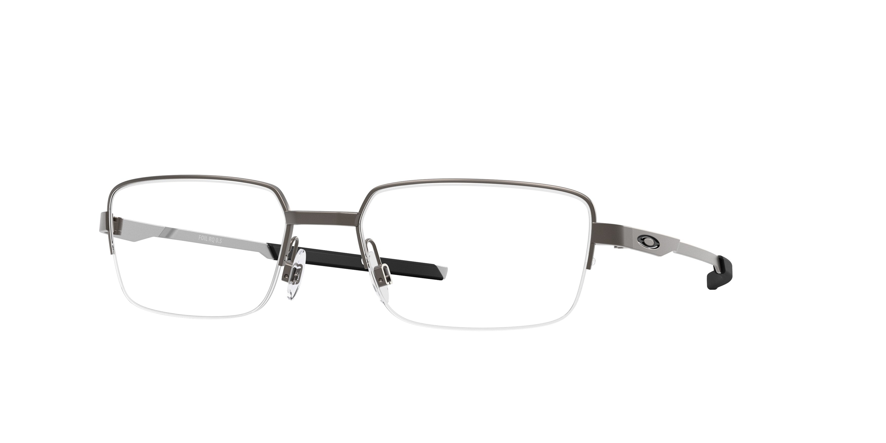 Oakley Unisex Oakley OX3100 FOIL RQ 0.5 310004 Montature da vista Metallo Grigio Squadrata Normale Oakley Unisex Oakley OX3100 FOIL RQ 0.5 310004 Montature da vista Metallo Grigio Squadrata Normale