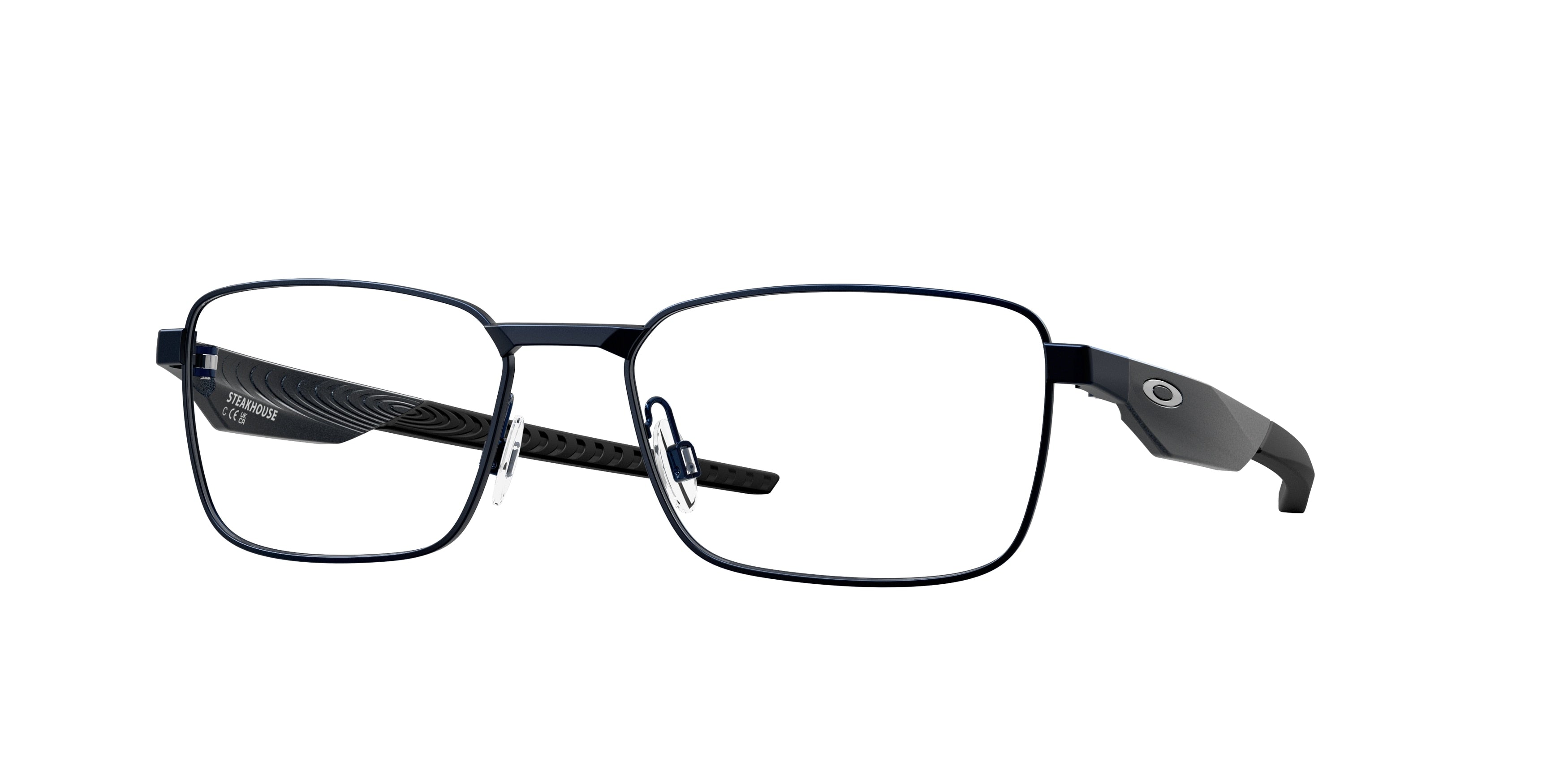Oakley Unisex Oakley OX3140 STEAKHOUSE 314004 Montature da vista Metallo Blu Trasparente Squadrata Normale Oakley Unisex Oakley OX3140 STEAKHOUSE 314004 Montature da vista Metallo Blu Trasparente Squadrata Normale