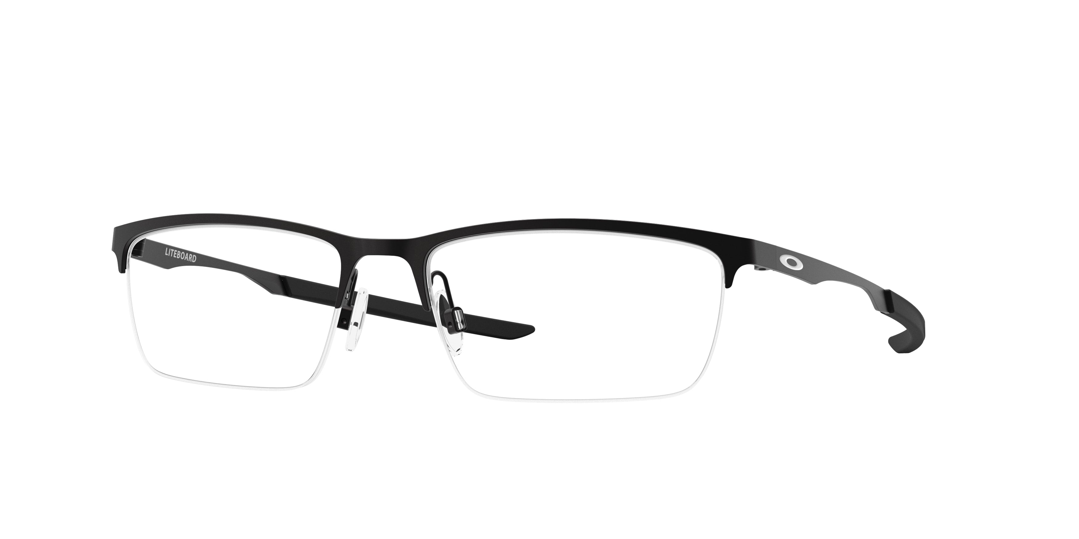 Oakley Unisex Oakley OX3141 LITEBOARD 314101 Montature da vista Metallo Nero Trasparente Squadrata Normale