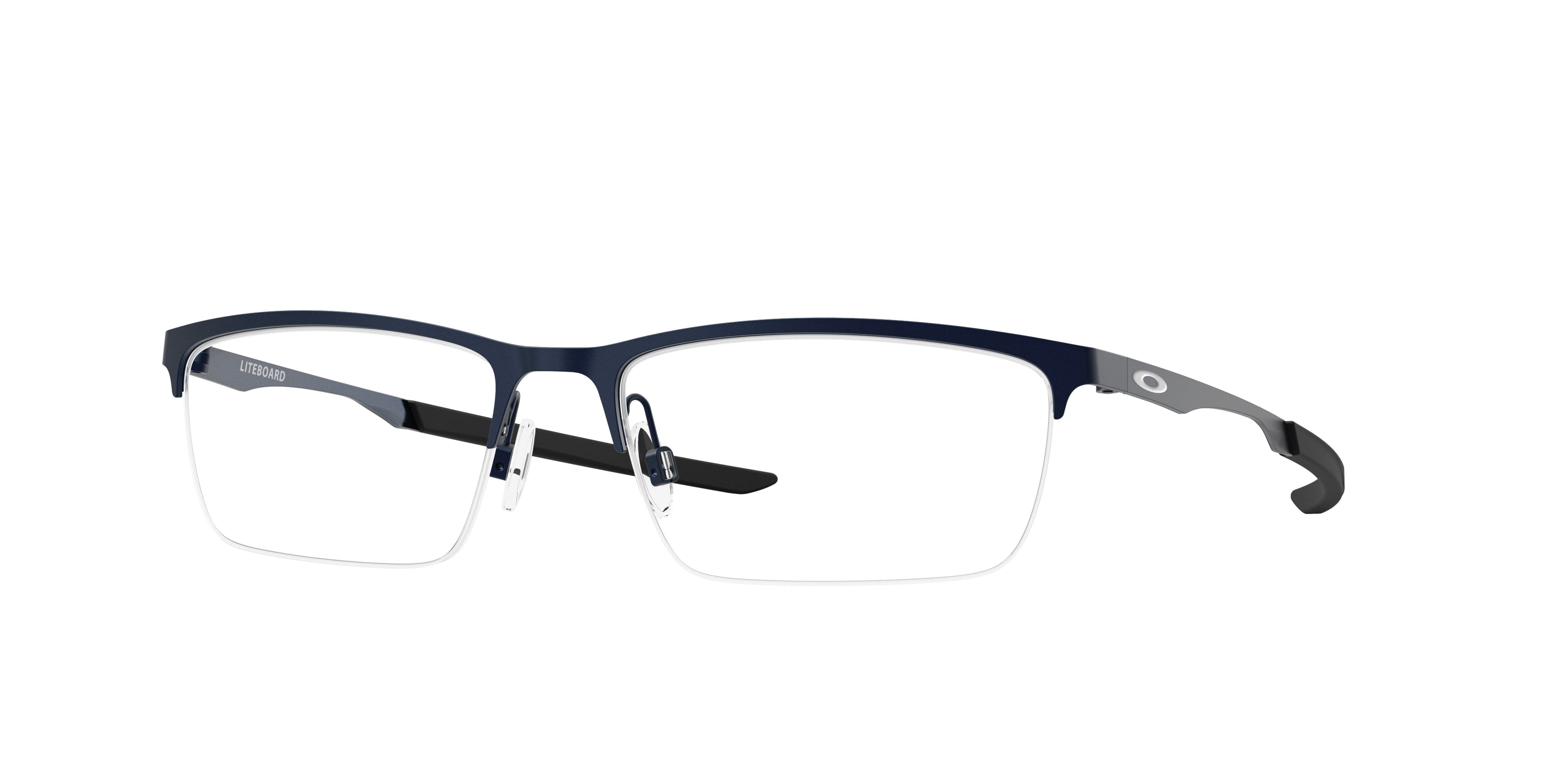Oakley Unisex Oakley OX3141 LITEBOARD 314103 Montature da vista Metallo Blu Trasparente Squadrata Normale Oakley Unisex Oakley OX3141 LITEBOARD 314103 Montature da vista Metallo Blu Trasparente Squadrata Normale