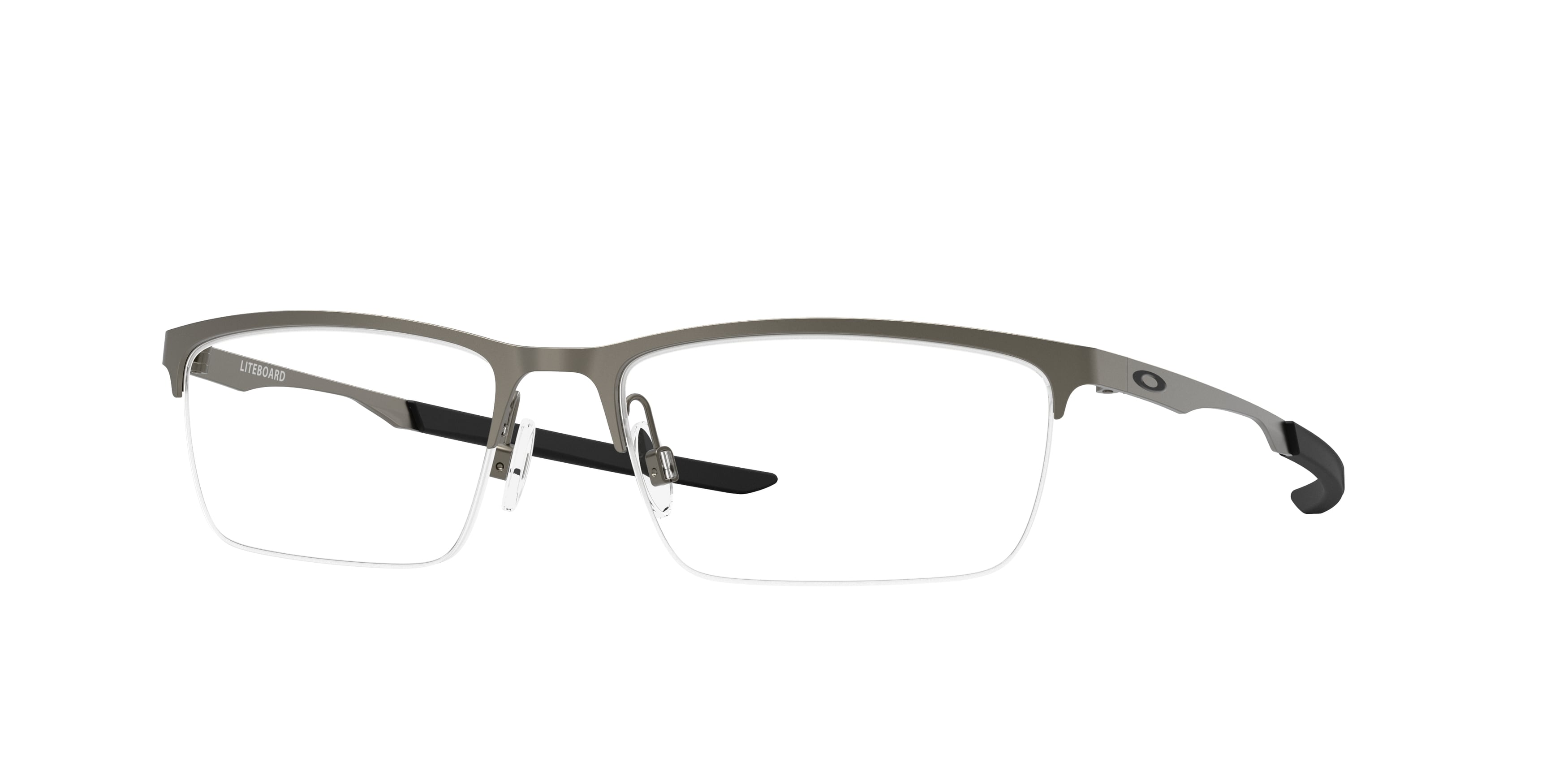 Oakley Unisex Oakley OX3141 LITEBOARD 314104 Montature da vista Metallo Grigio Trasparente Squadrata Normale