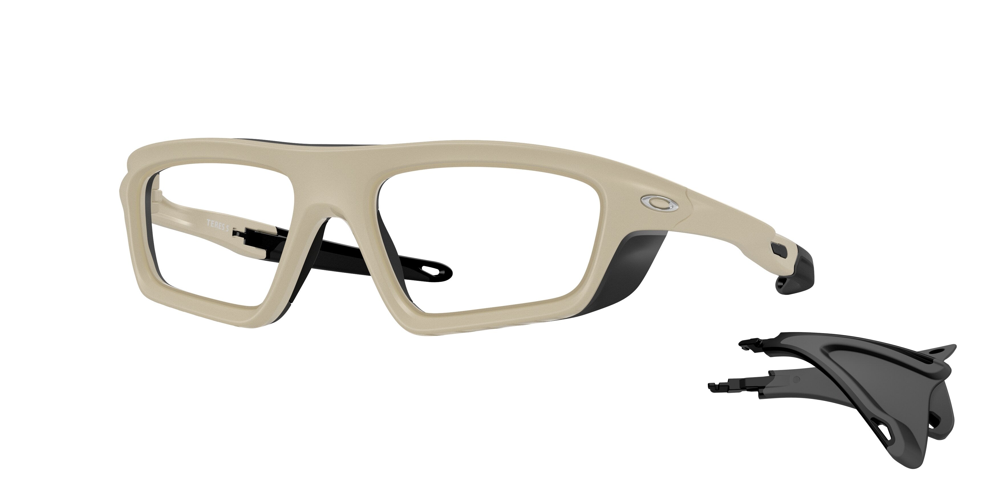 Oakley Unisex Oakley OX8213 TERES S 821303 Montature da vista O_Matter Beige Trasparente Squadrata Normale