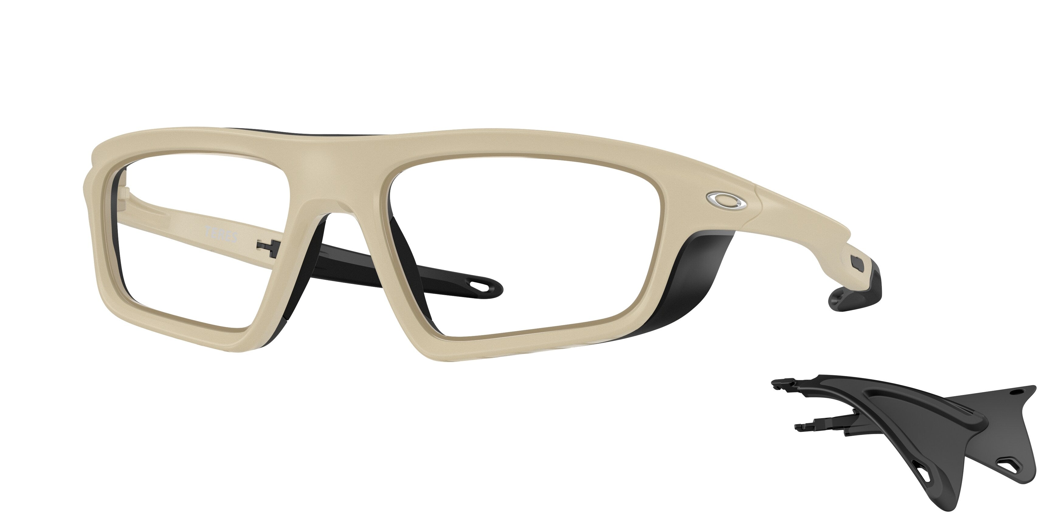 Oakley Unisex Oakley OX8215 TERES 821503 Montature da vista O_Matter Beige Trasparente Squadrata Normale