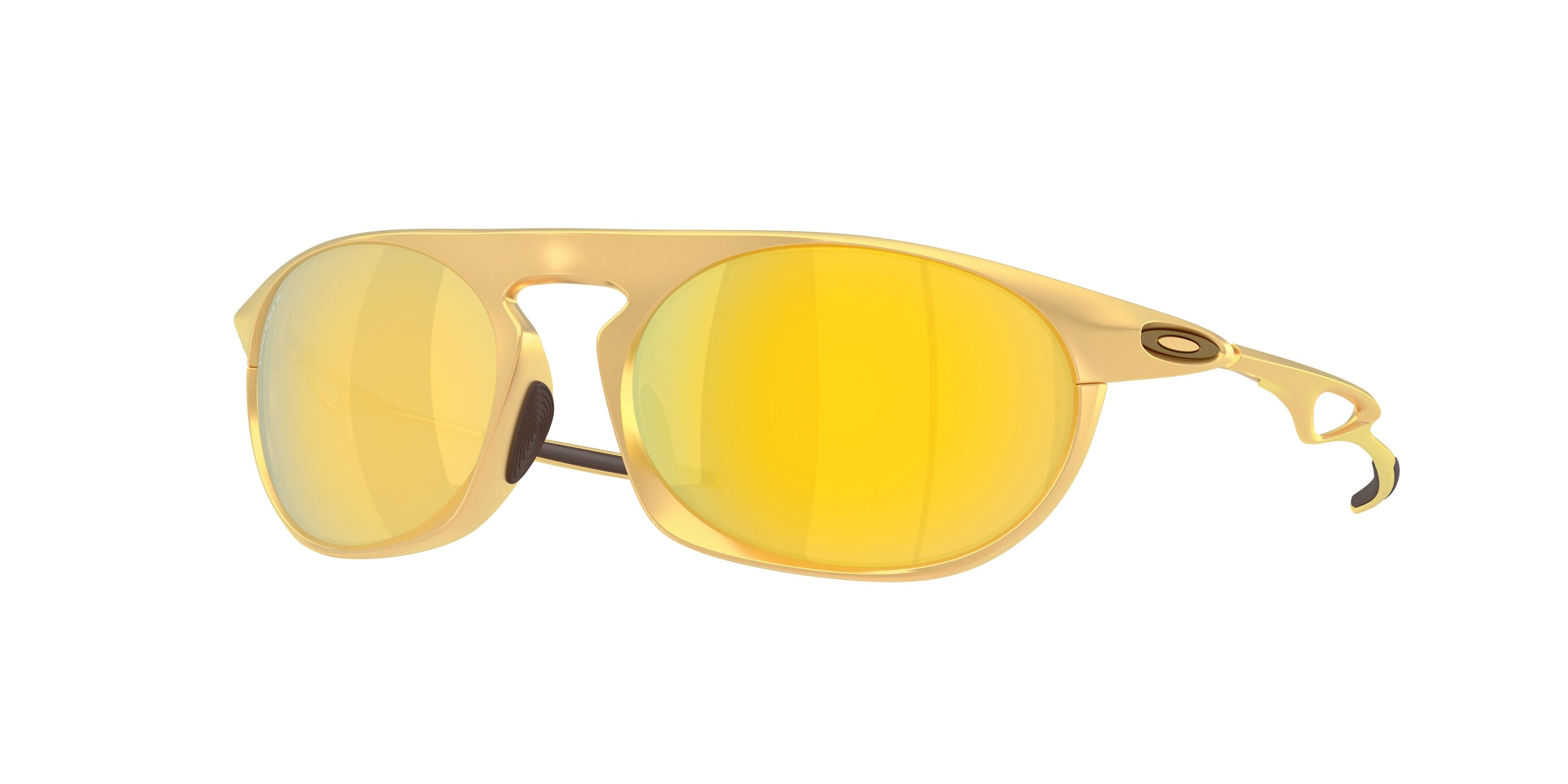 Oakley Uomo Oakley OO4065 NEO JACKET 406506 Occhiali da sole Alluminio Oro Oro Rotonda Polarizzata