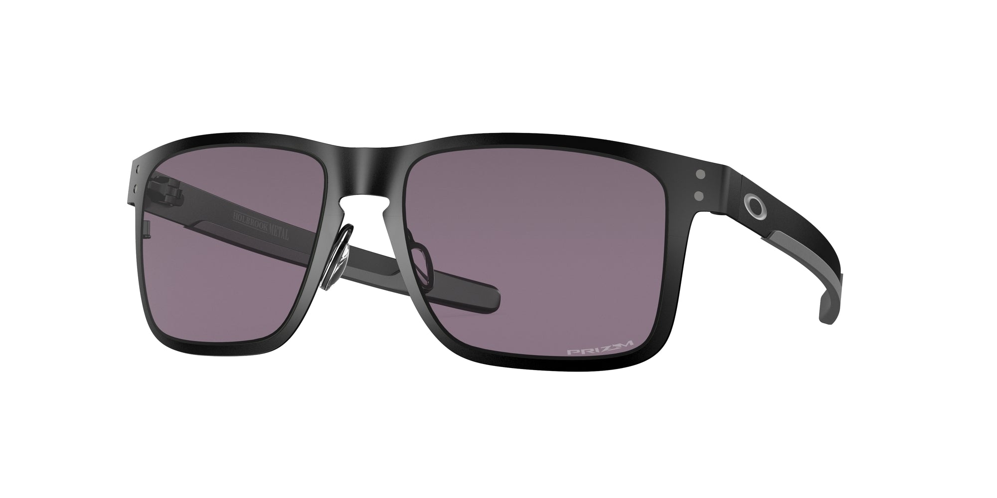 Oakley Uomo Oakley OO4123 HOLBROOK METAL 412311 Occhiali da sole Metallo Nero Grigio Squadrata Normale Prizm Oakley Uomo Oakley OO4123 HOLBROOK METAL 412311 Occhiali da sole Metallo Nero Grigio Squadrata Normale Prizm