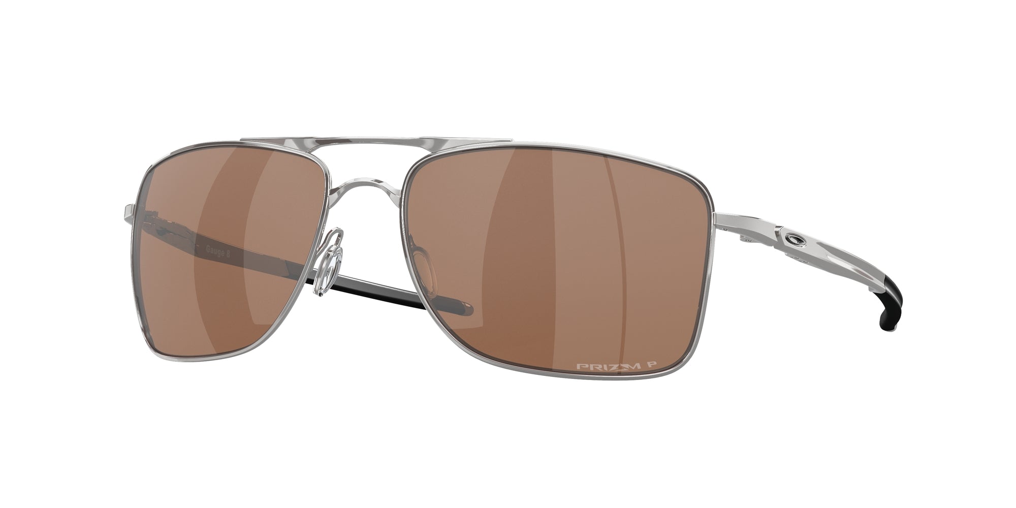Oakley Uomo Oakley OO4124 GAUGE 8 412409 Occhiali da sole Metallo Grigio Marrone Squadrata Polarizzata Prizm Oakley Uomo Oakley OO4124 GAUGE 8 412409 Occhiali da sole Metallo Grigio Marrone Squadrata Polarizzata Prizm