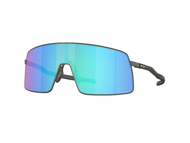 Oakley Uomo Oakley OO6013 SUTRO TI 601304 Occhiali da sole Titanio Grigio Blu Maschera Normale Prizm Oakley Uomo Oakley OO6013 SUTRO TI 601304 Occhiali da sole Titanio Grigio Blu Maschera Normale Prizm