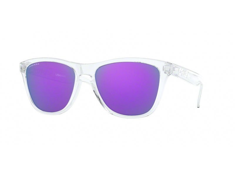 Oakley Uomo Oakley OO9013 FROGSKINS 9013H7 Occhiali da sole O_Matter Trasparente Viola Squadrata Normale Prizm Oakley Uomo Oakley OO9013 FROGSKINS 9013H7 Occhiali da sole O_Matter Trasparente Viola Squadrata Normale Prizm