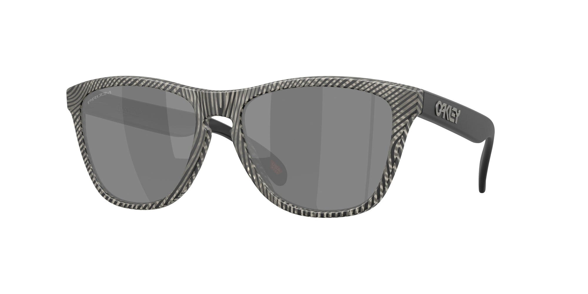 Oakley Uomo Oakley OO9013 FROGSKINS 9013M0 Occhiali da sole O_Matter Nero Grigio Squadrata Normale