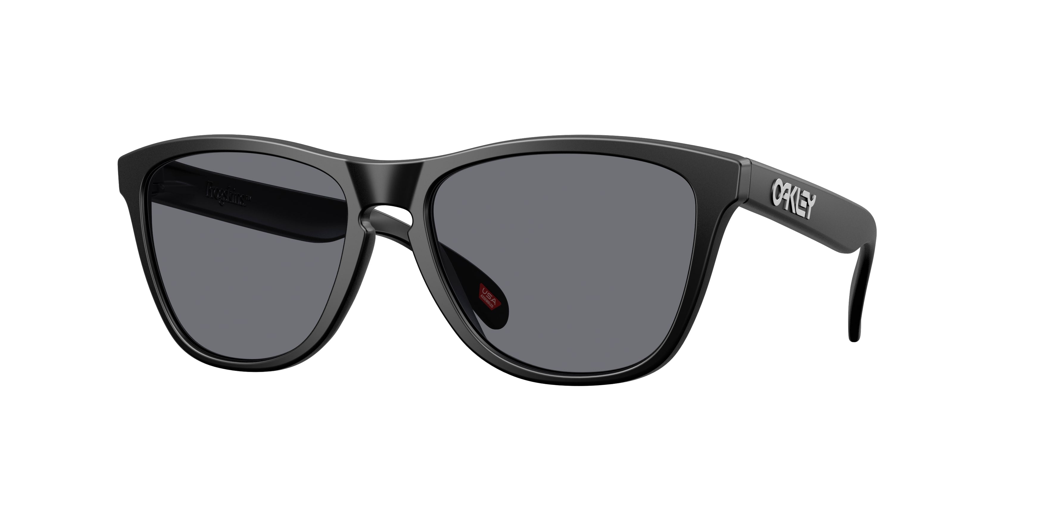 Oakley Uomo Oakley OO9013 FROGSKINS 9013M7 Occhiali da sole O_Matter Nero Grigio Squadrata Normale