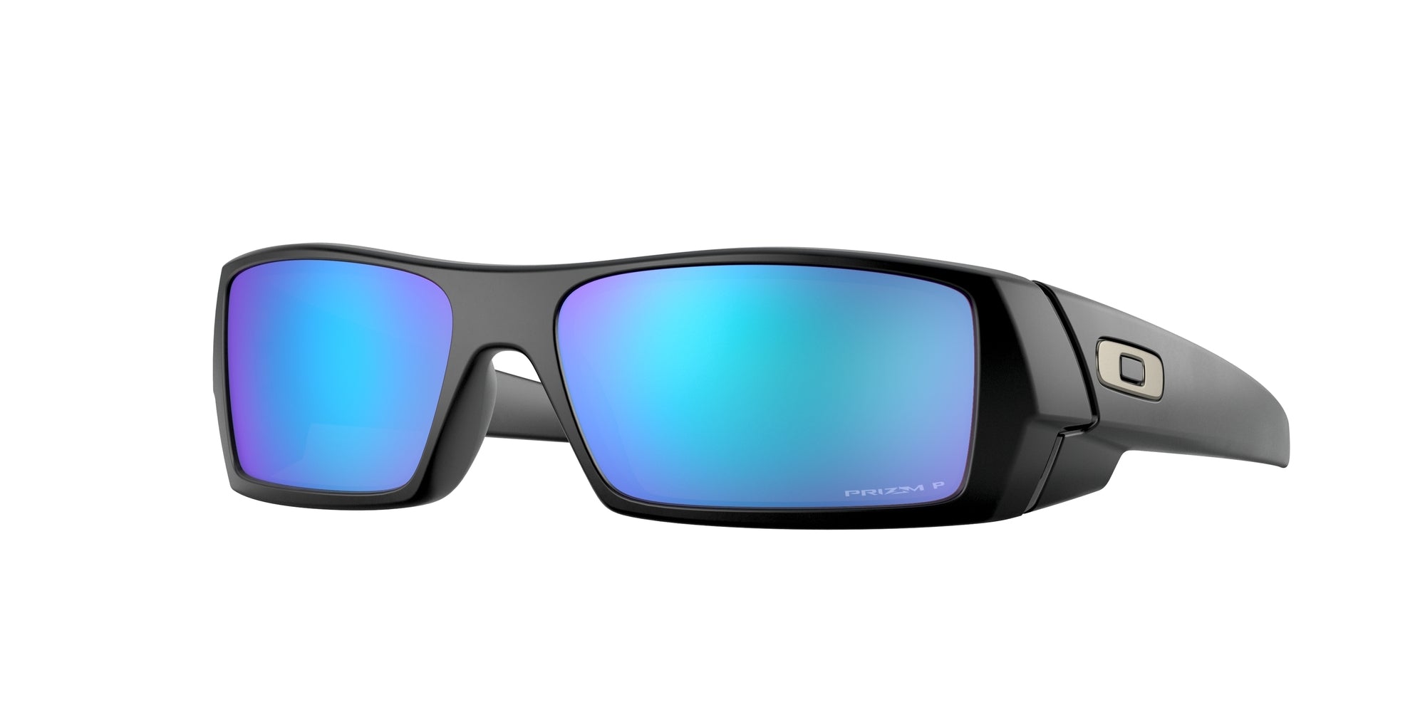 Oakley Uomo Oakley OO9014 GASCAN 901450 Occhiali da sole O_Matter Nero Blu Squadrata Polarizzata Prizm
