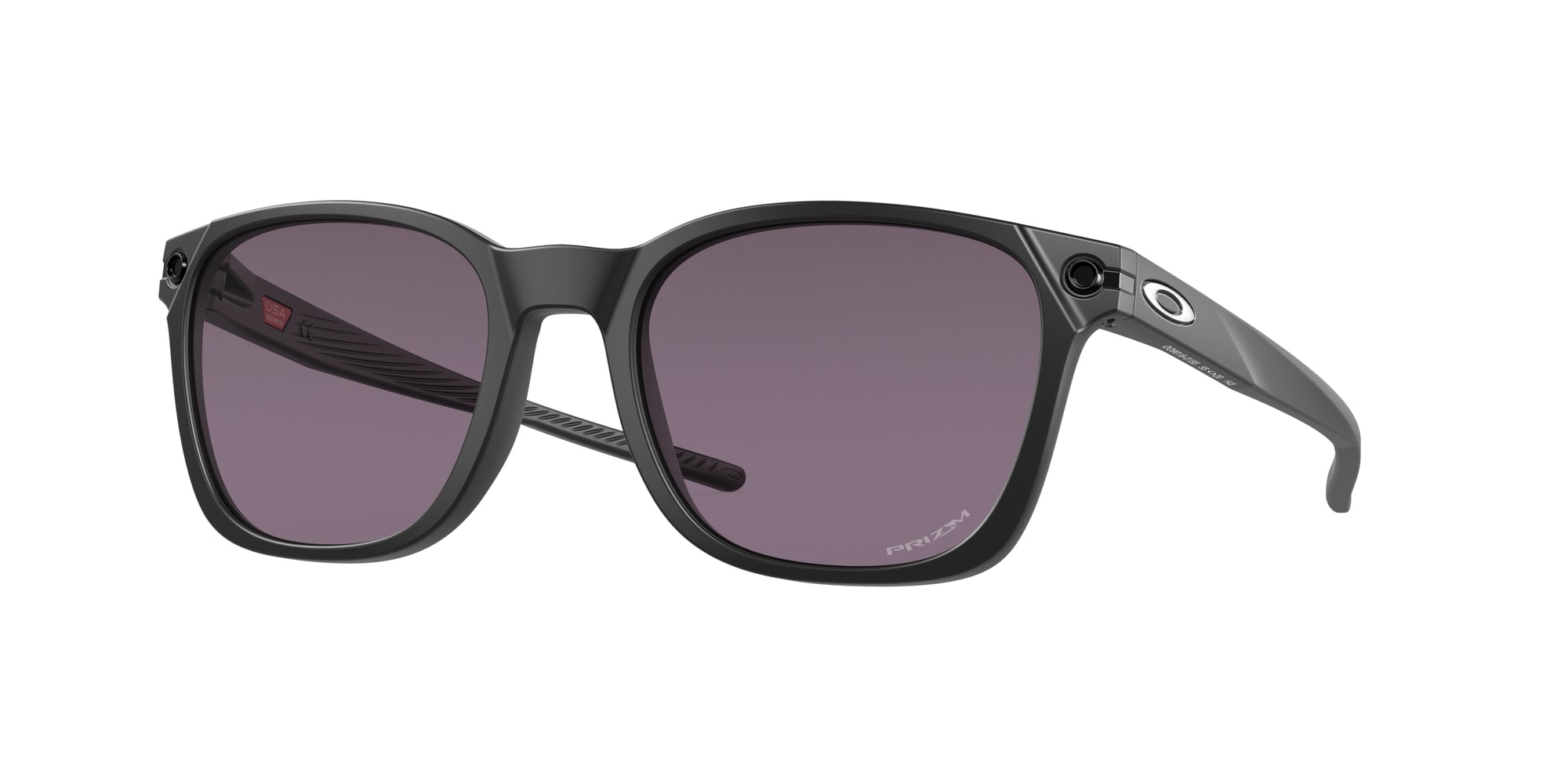 Oakley Uomo Oakley OO9018 OJECTOR 901801 Occhiali da sole O_Matter Nero Grigio Squadrata Normale Prizm