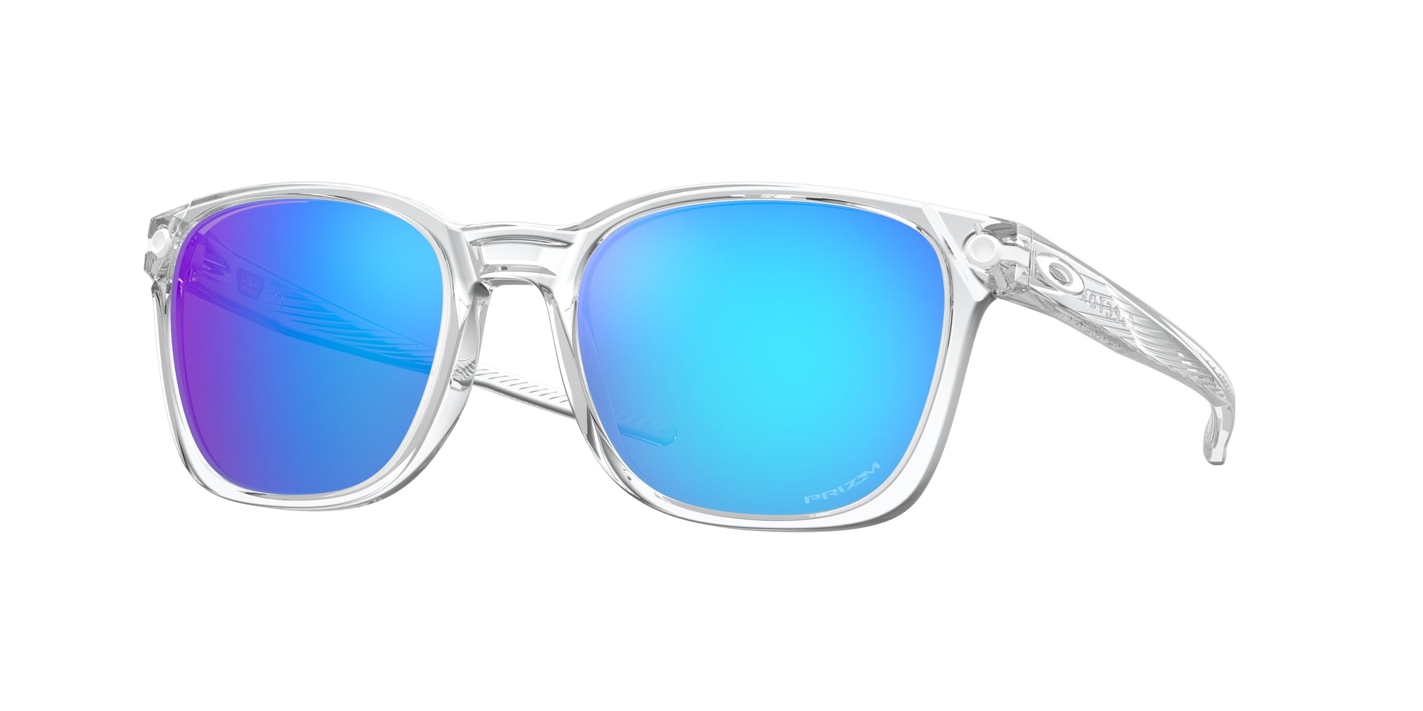 Oakley Uomo Oakley OO9018 OJECTOR 901802 Occhiali da sole O_Matter Trasparente Blu Squadrata Normale Prizm Oakley Uomo Oakley OO9018 OJECTOR 901802 Occhiali da sole O_Matter Trasparente Blu Squadrata Normale Prizm